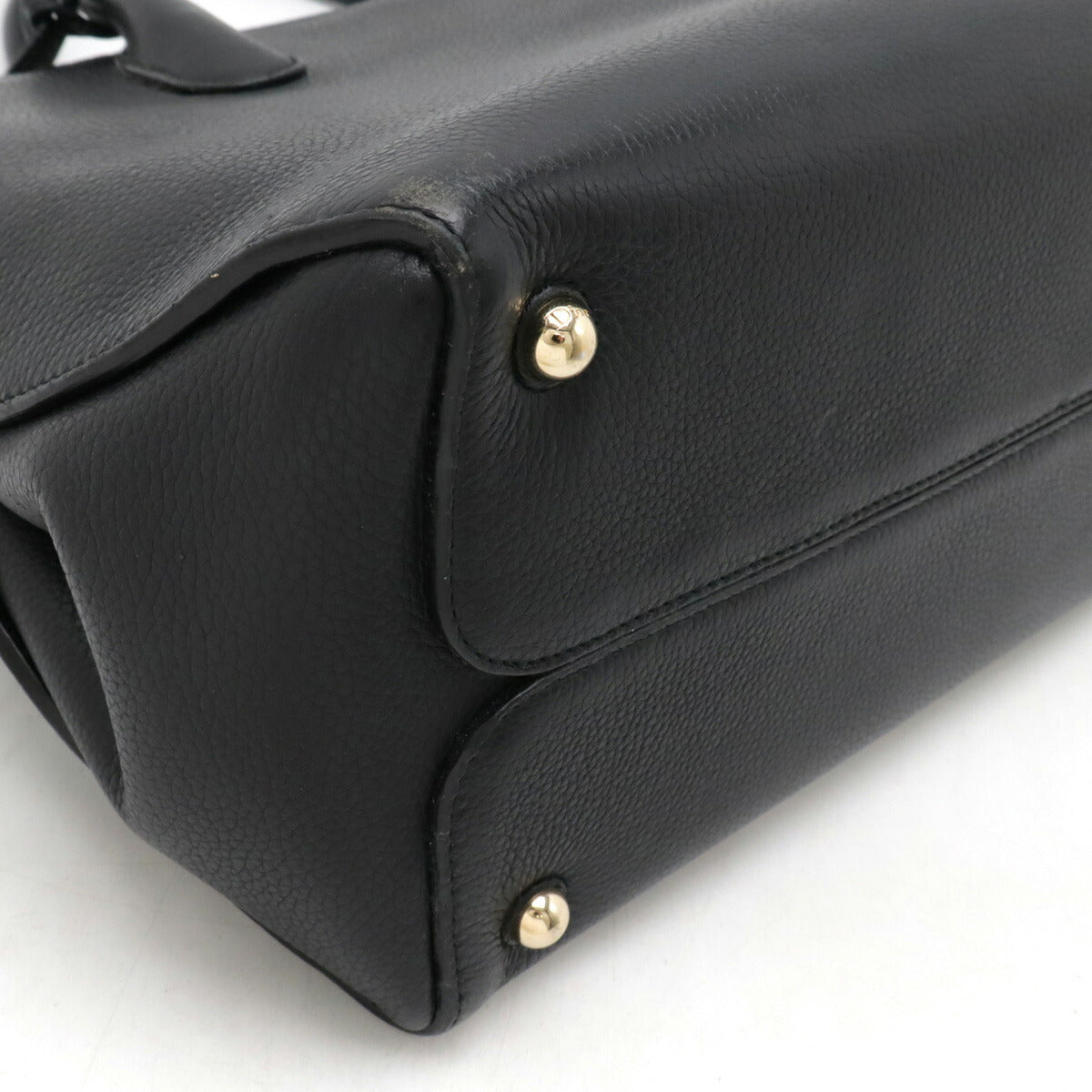 Dior Christian Open Bar Handbag Leather Travel Bag