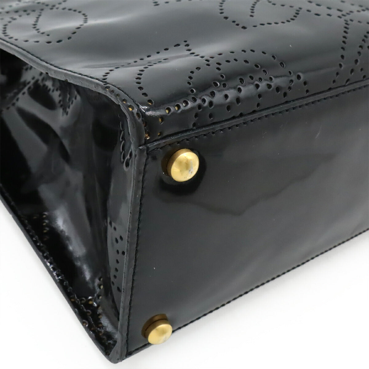 Chanel Camellia Patent Leather 2way Bag