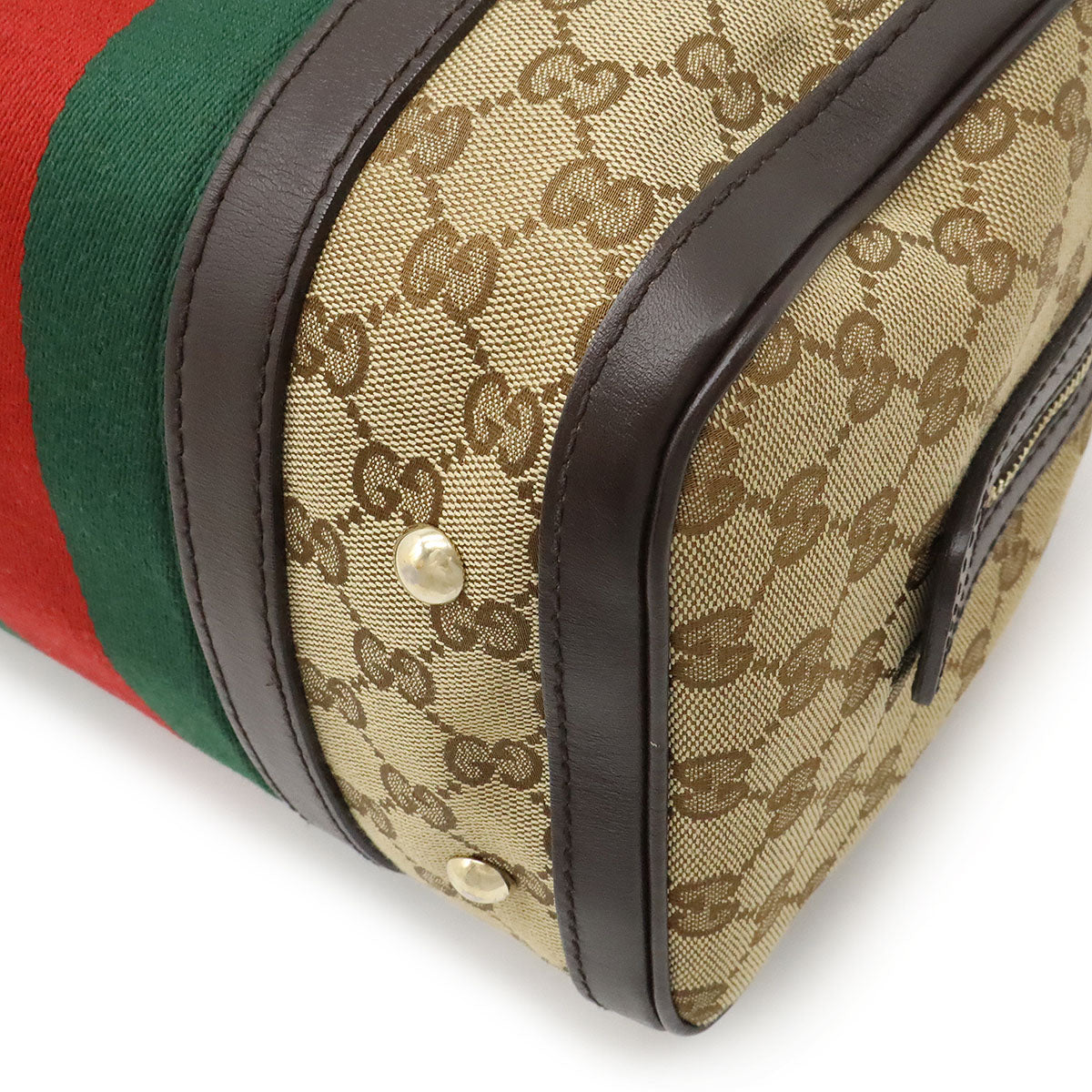 Gucci 2Way Handbag Canvas Travel Bag Handbag 4