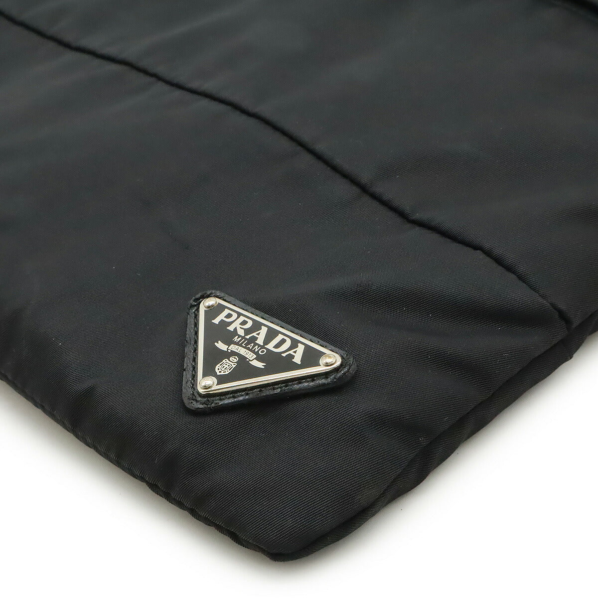 Prada Shoulder Bag Leather Nylon 3