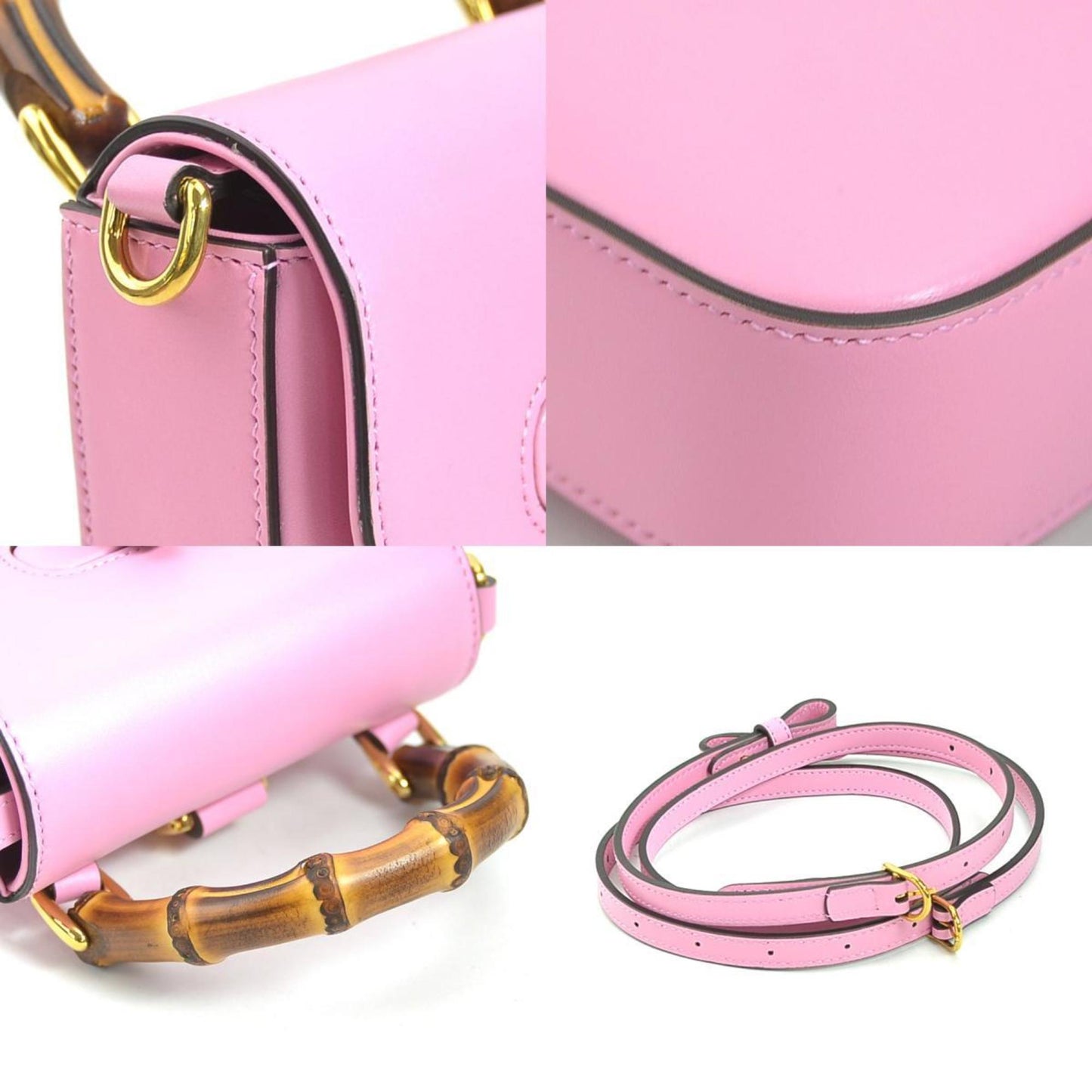 Gucci Bamboo Handbag Travel Bag Bamboo 775