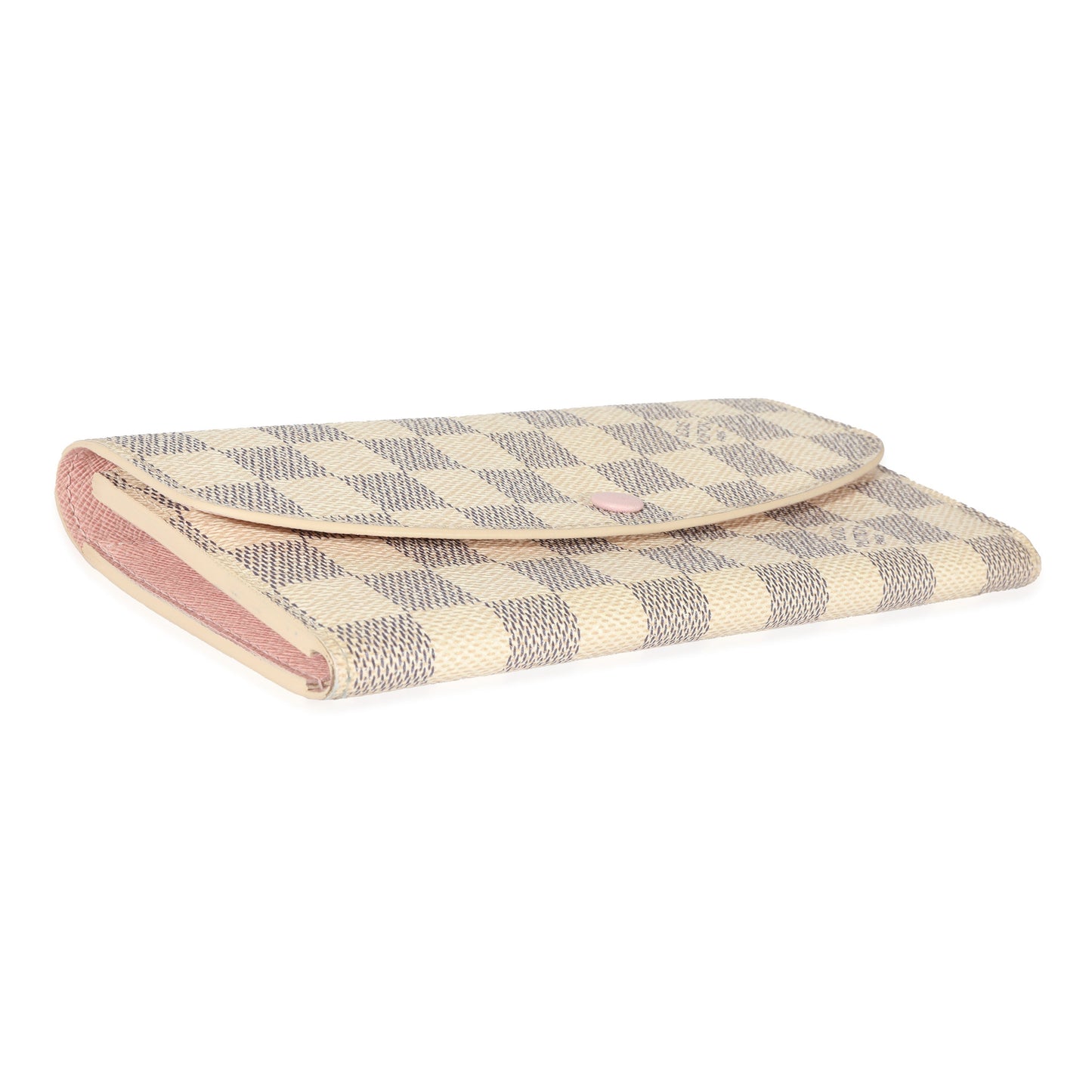 Louis Vuitton Damier Azur Sarah Canvas Wallet Case