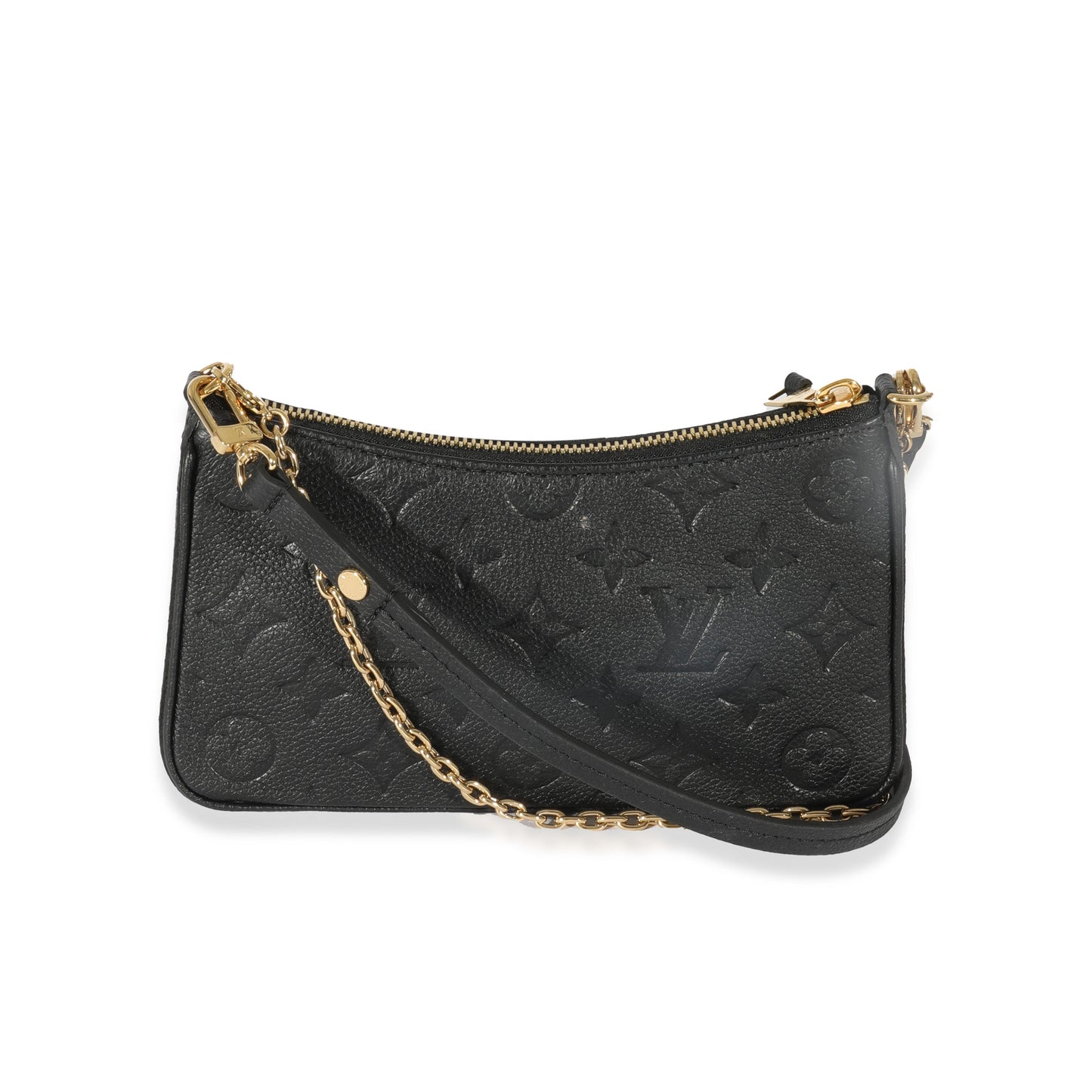 Louis Vuitton Empreinte Easy Pouch On Strap Black Handbag