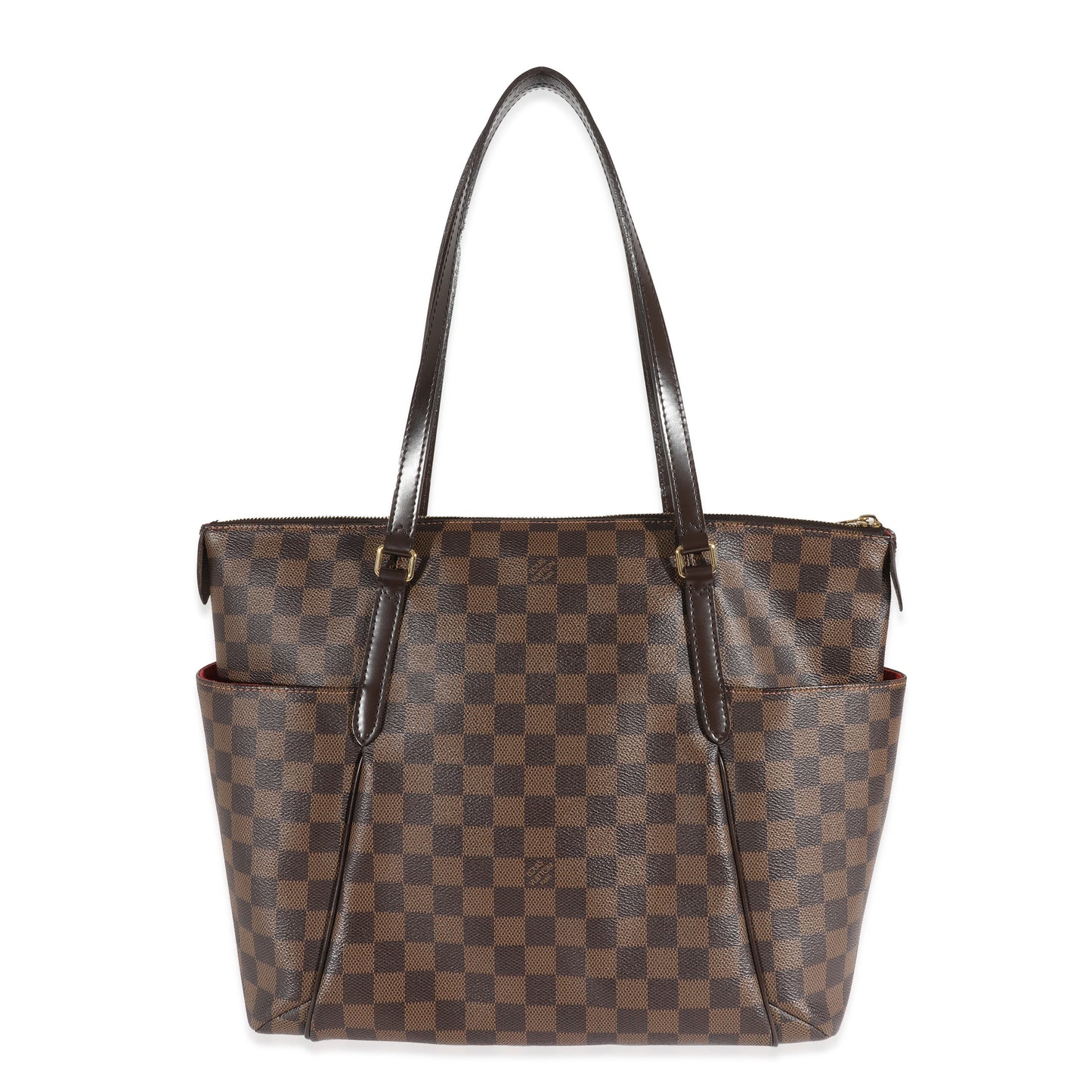 Louis Vuitton Damier Ebene Totally MM Canvas Handbag