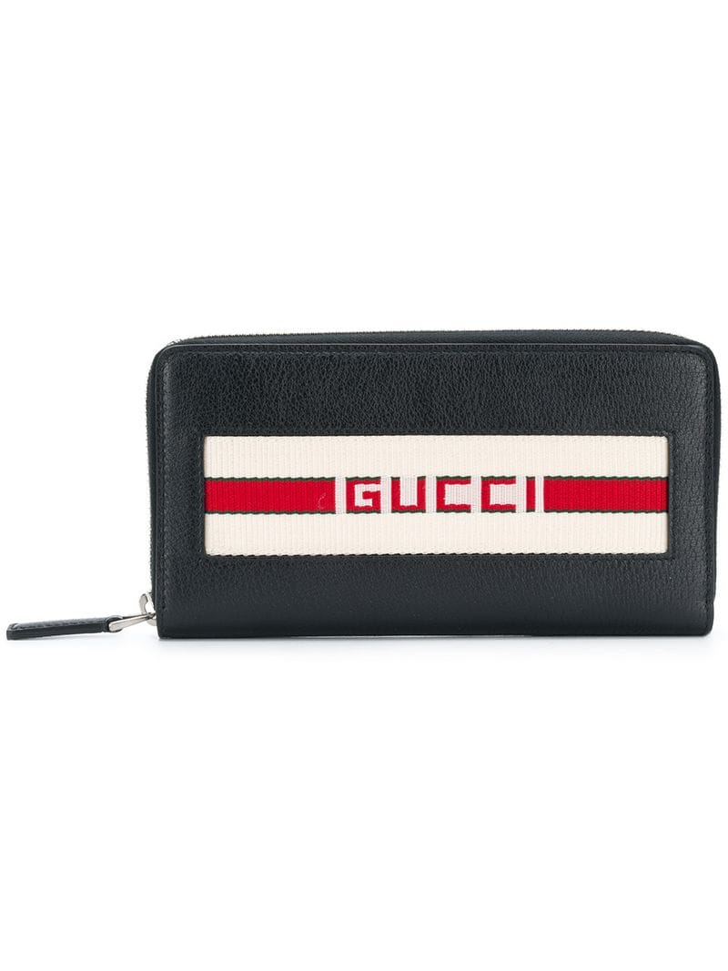 Gucci - logo wallet - men - Leather - One Size - Black