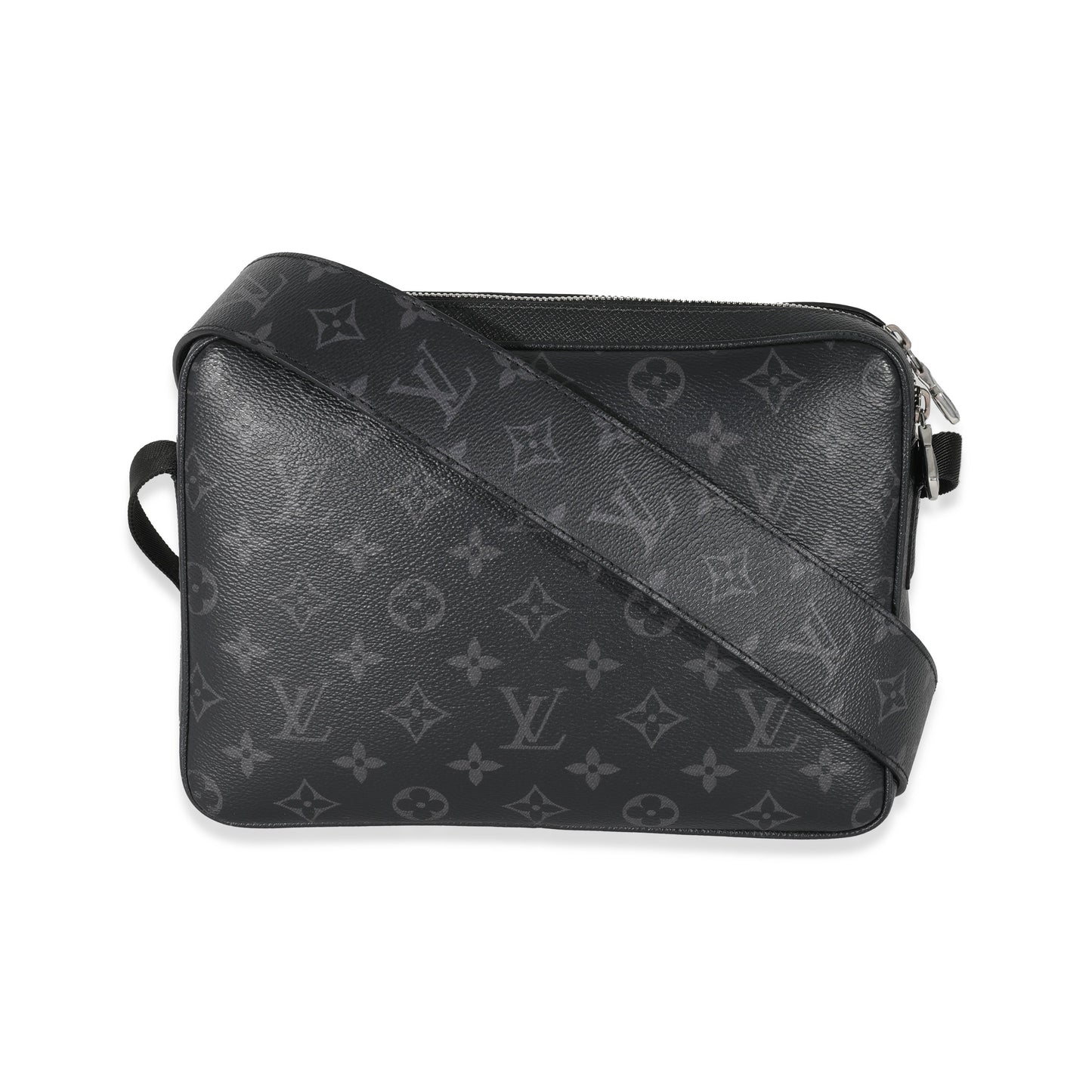 Louis Vuitton Taiga Eclipse Outdoor Messenger Monogram Canvas Black Crossbody Bag