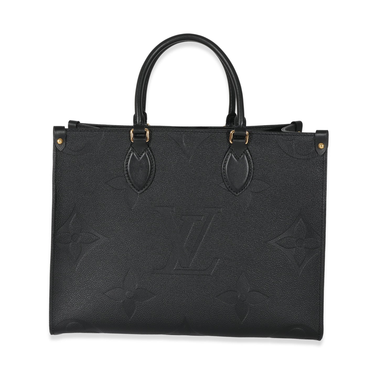 Louis Vuitton Empreinte Giant Onthego MM Monogram Black Handbag