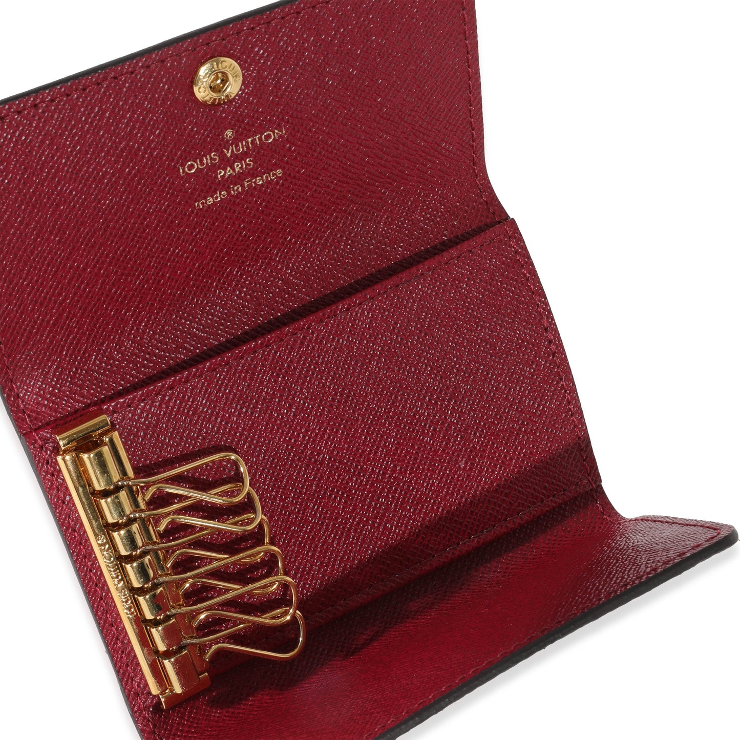 Louis Vuitton Fuchsia 6 Key Holder Monogram Canvas Key Chain