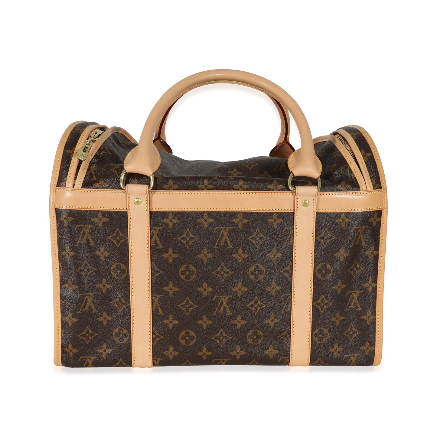 Louis Vuitton Sac Chien 40 Pet Carrier Monogram Canvas Handbag