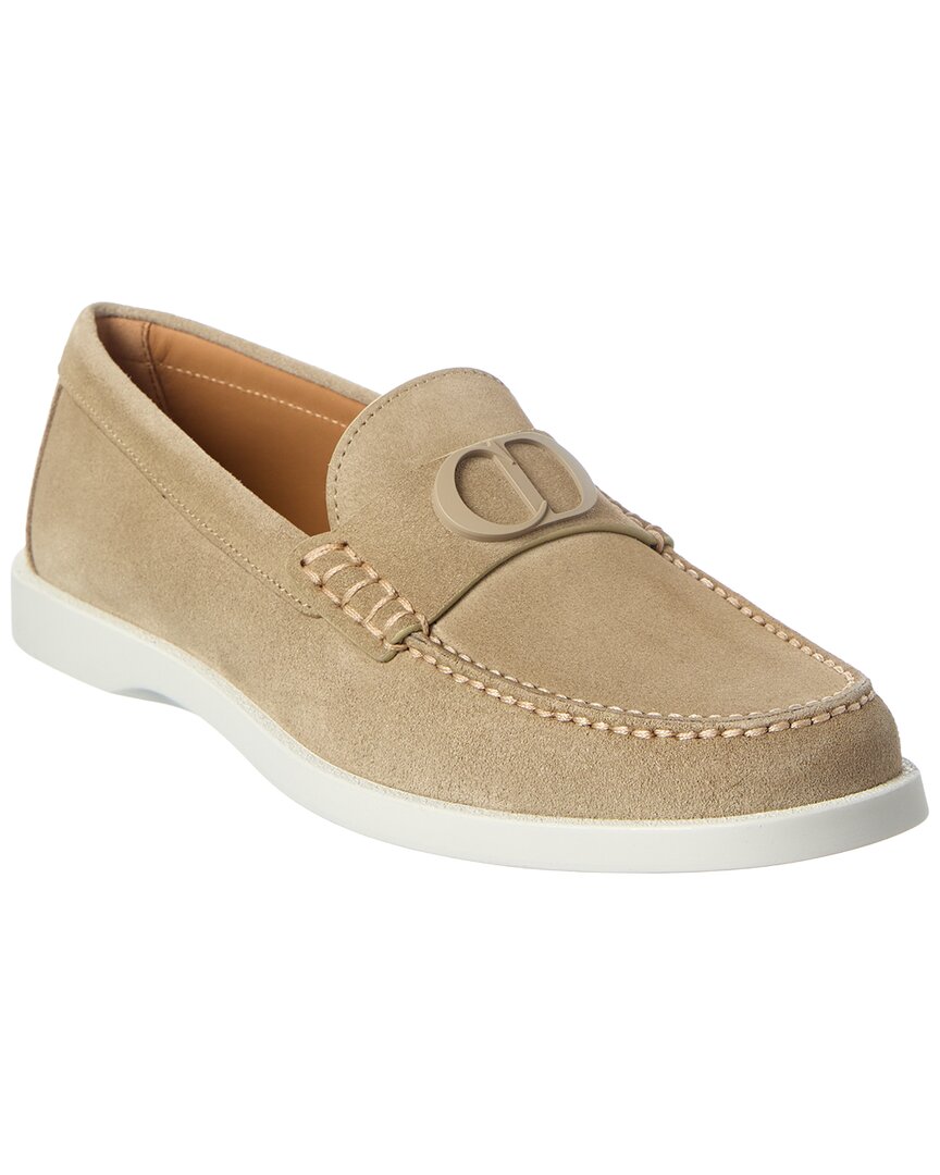 Dior Shoe Granville Loafer Suede Brown Shoes