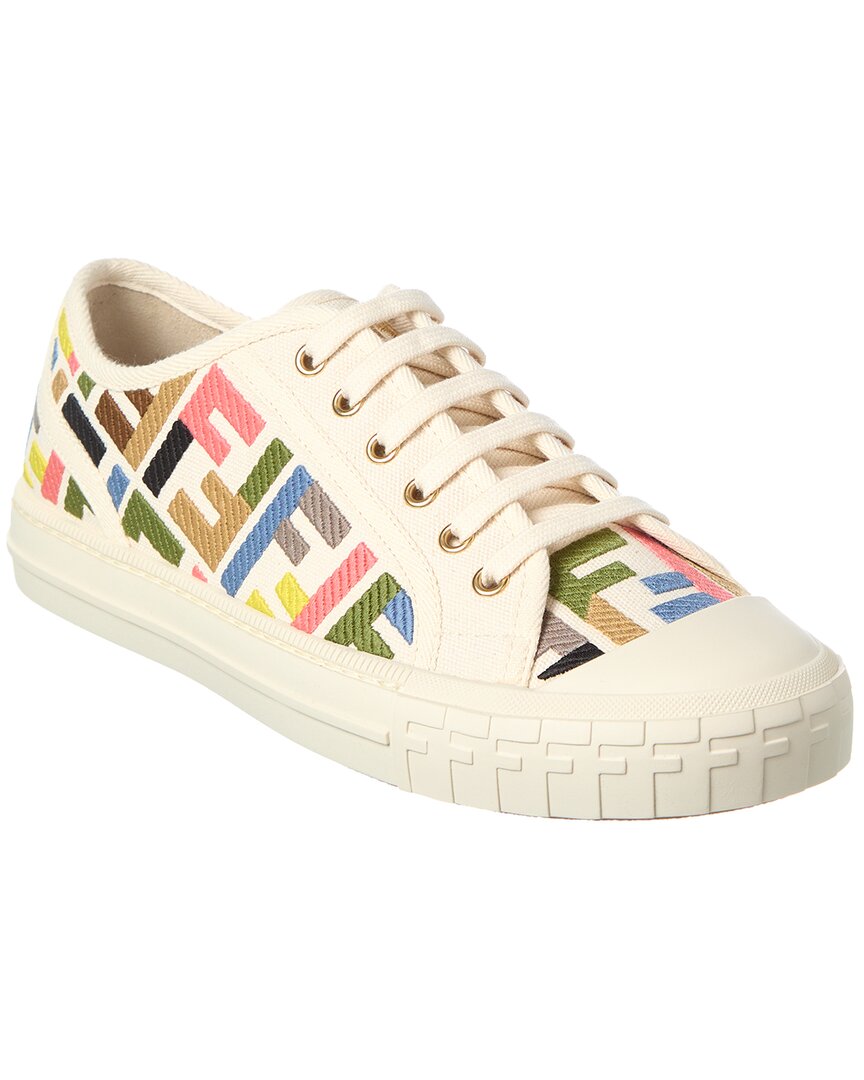 Fendi Shoe Domino Ff Sneaker Canvas Shoes