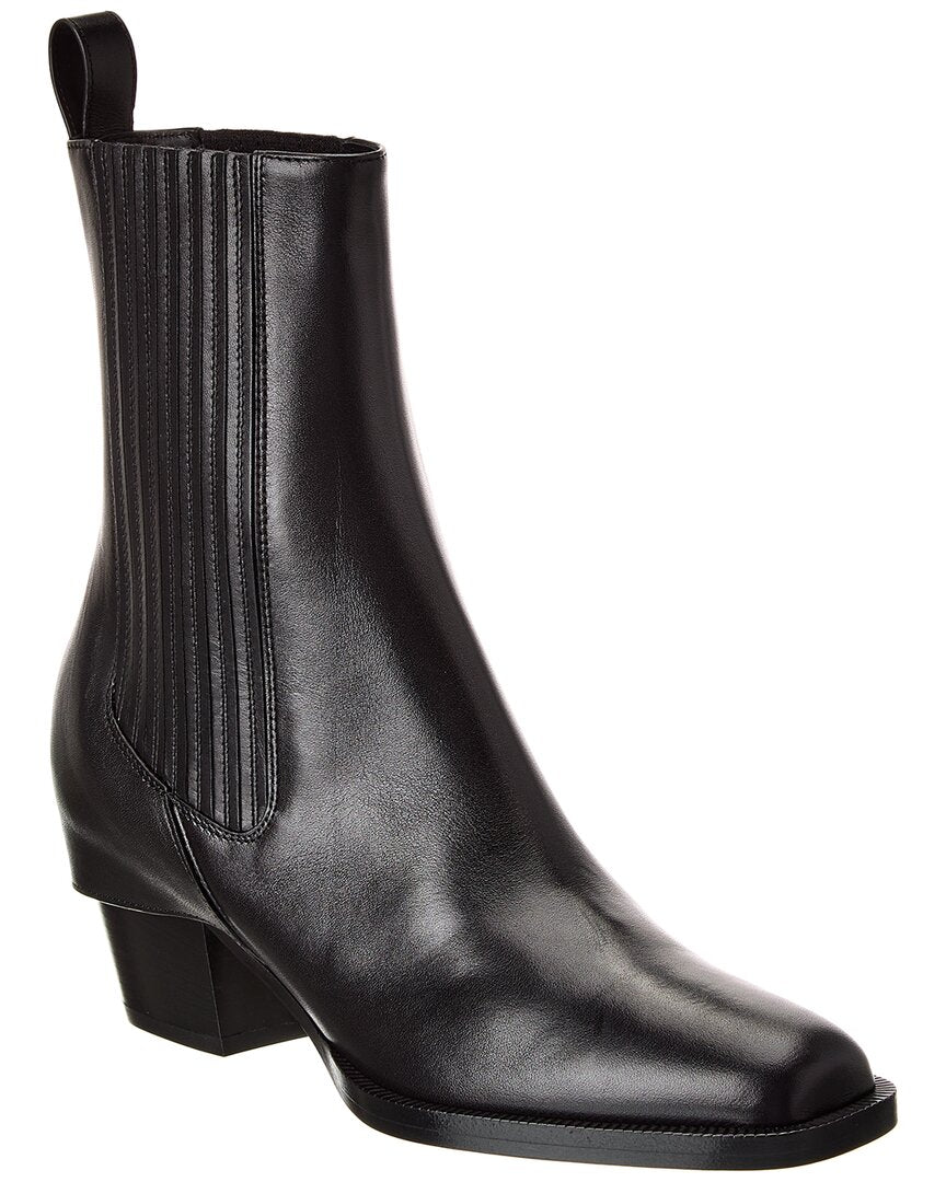 Fendi Shoe Bootie 3 Leather Black Shoes