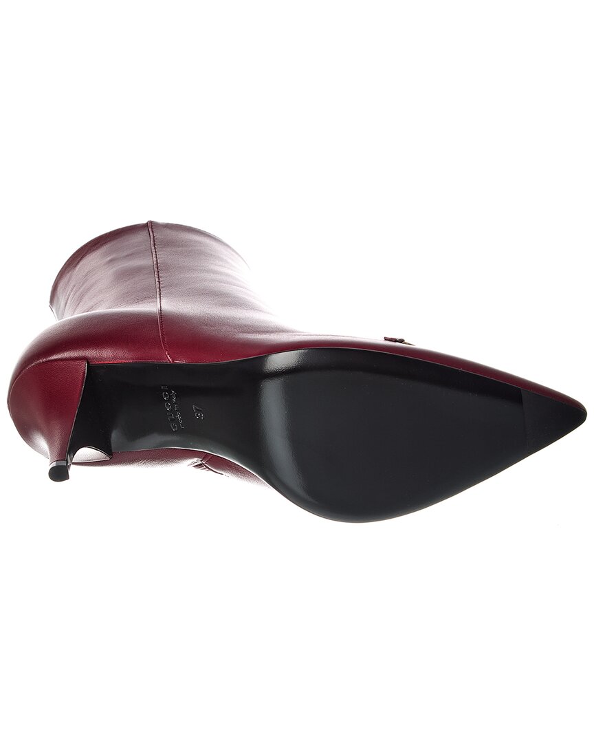 Gucci Horsebit Leather Ankle Boot