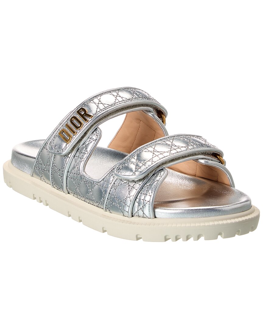 Dior Shoe act Sandal 6 Leather Gray Shoes