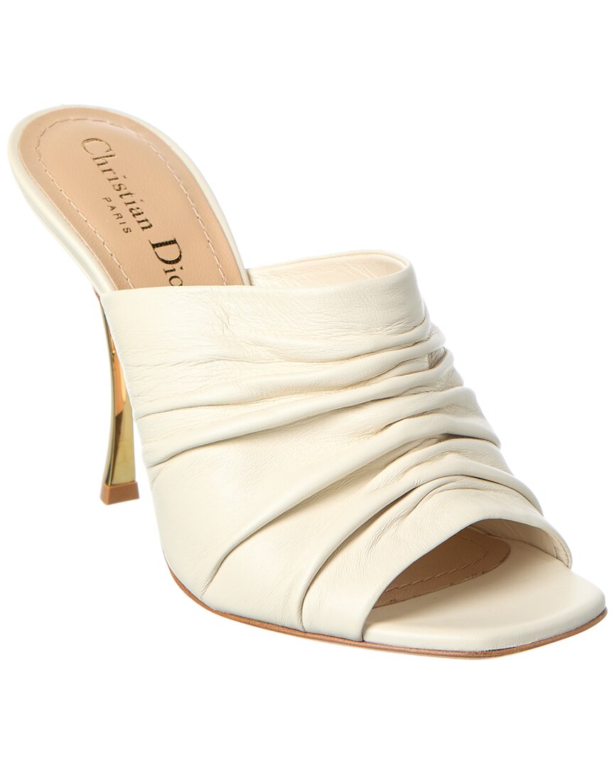 Dior Shoe D-Fame Sandal Leather Green Shoes