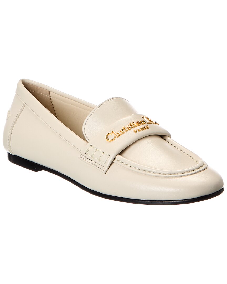 Dior Shoe Boy Loafer 4 Leather White Shoes