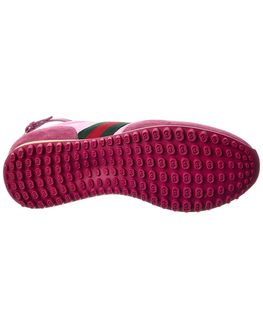 Gucci Re-Motion Gg Nylon & Suede Sneaker