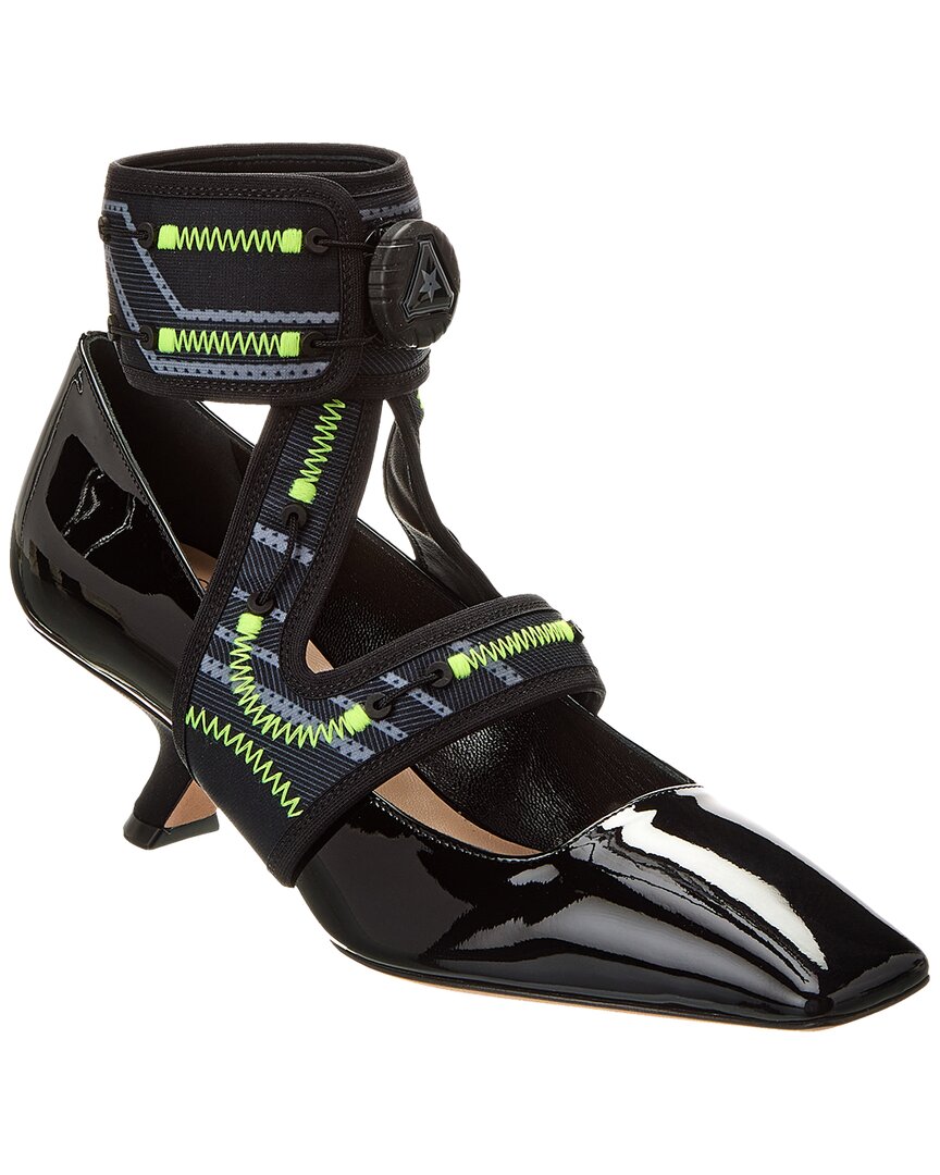 Dior Shoe 62-22 Pump 2 Patent Black Shoes