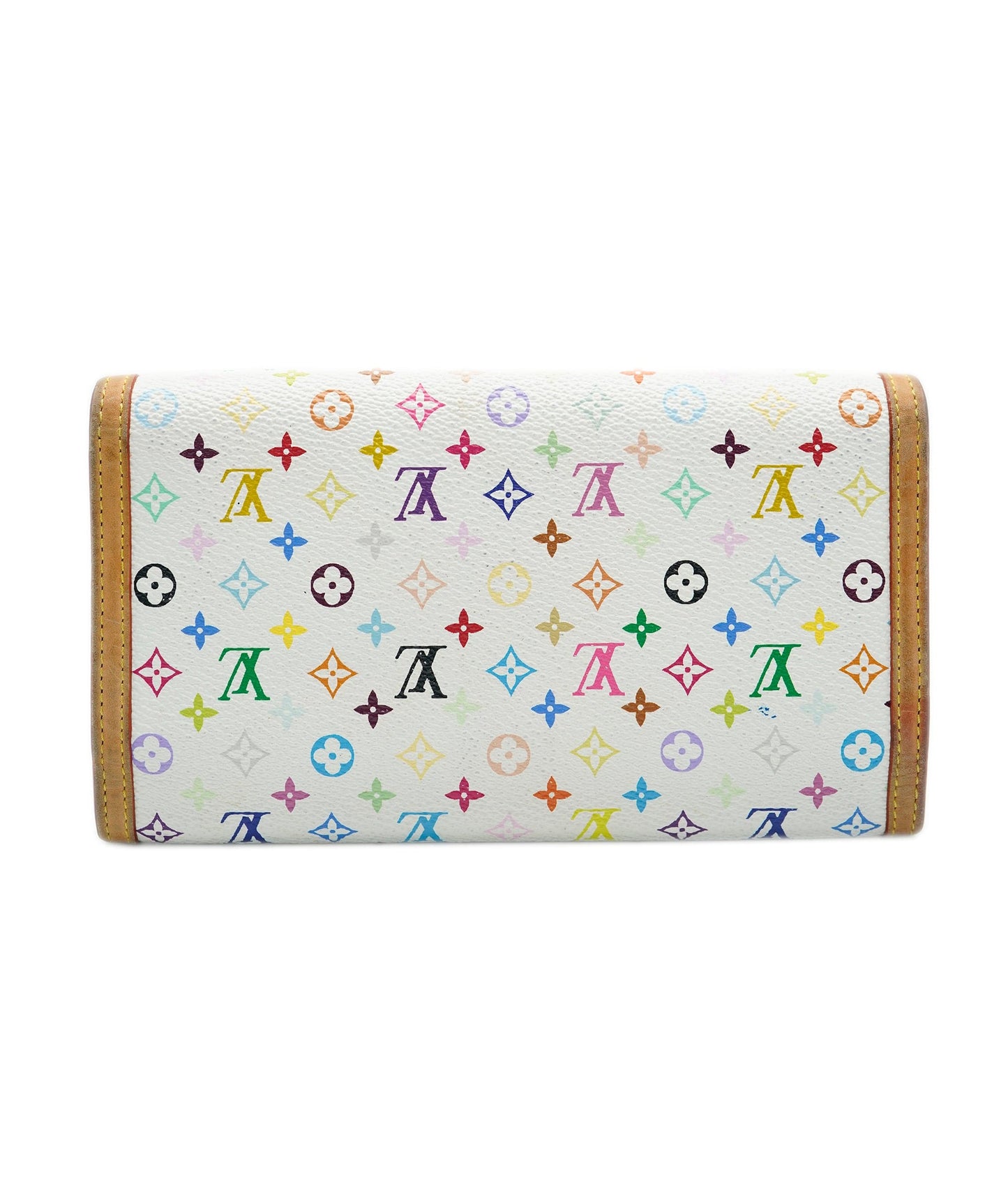 Louis Vuitton Porte Tresor International Monogram Multicolor Wallet Case