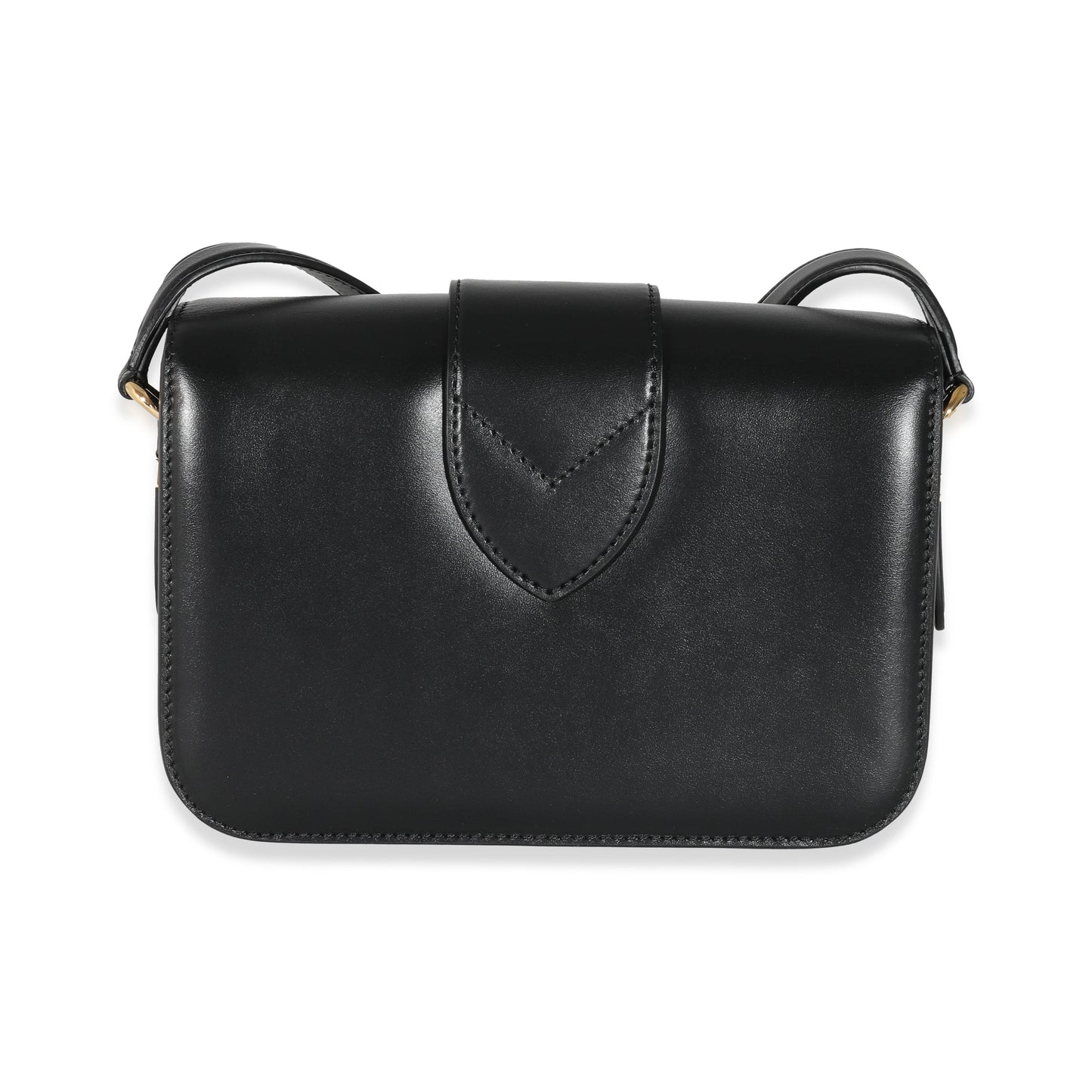 Louis Vuitton Smooth CalfskinPont 9 MM Black Handbag