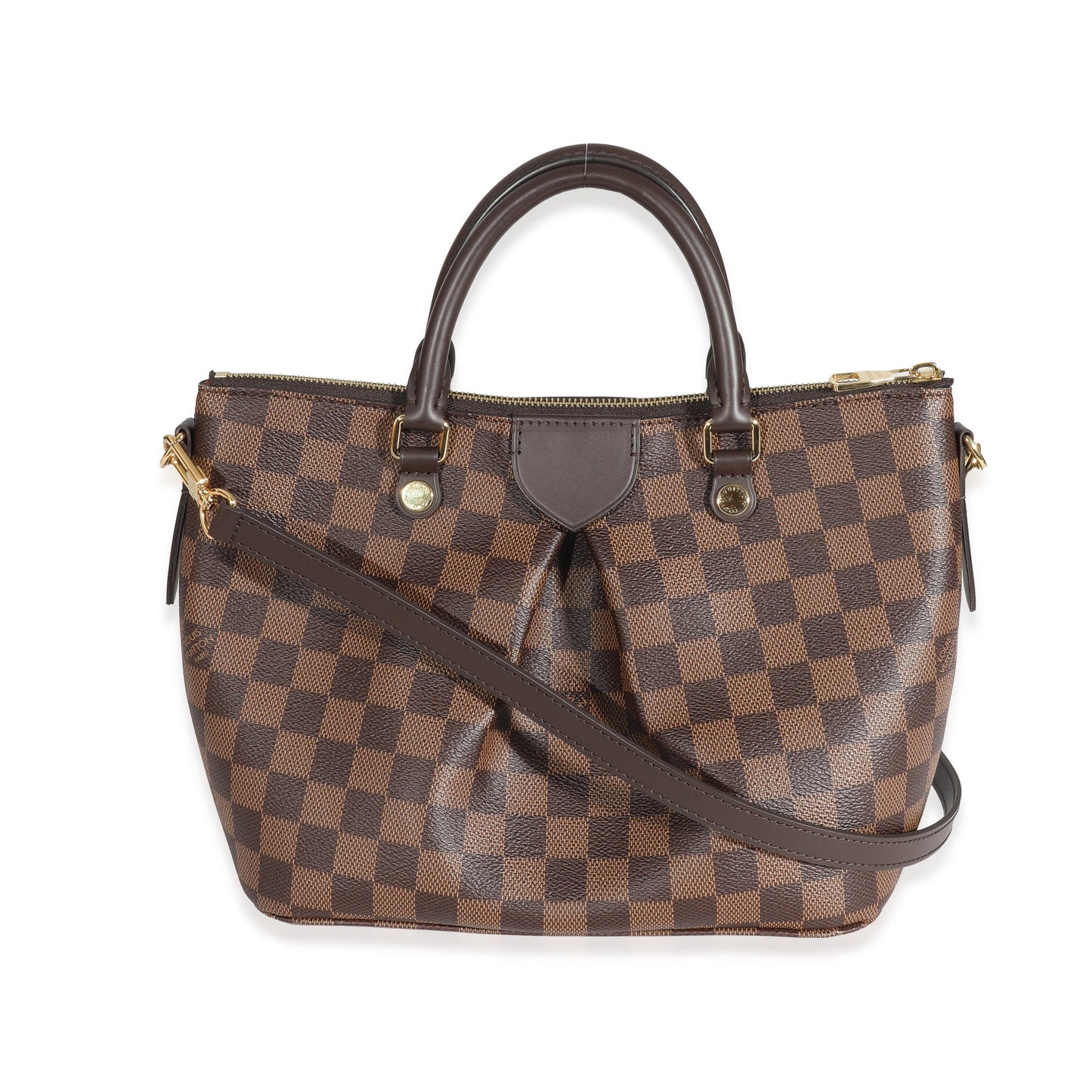 Louis Vuitton Damier Ebene Siena PM Canvas Handbag