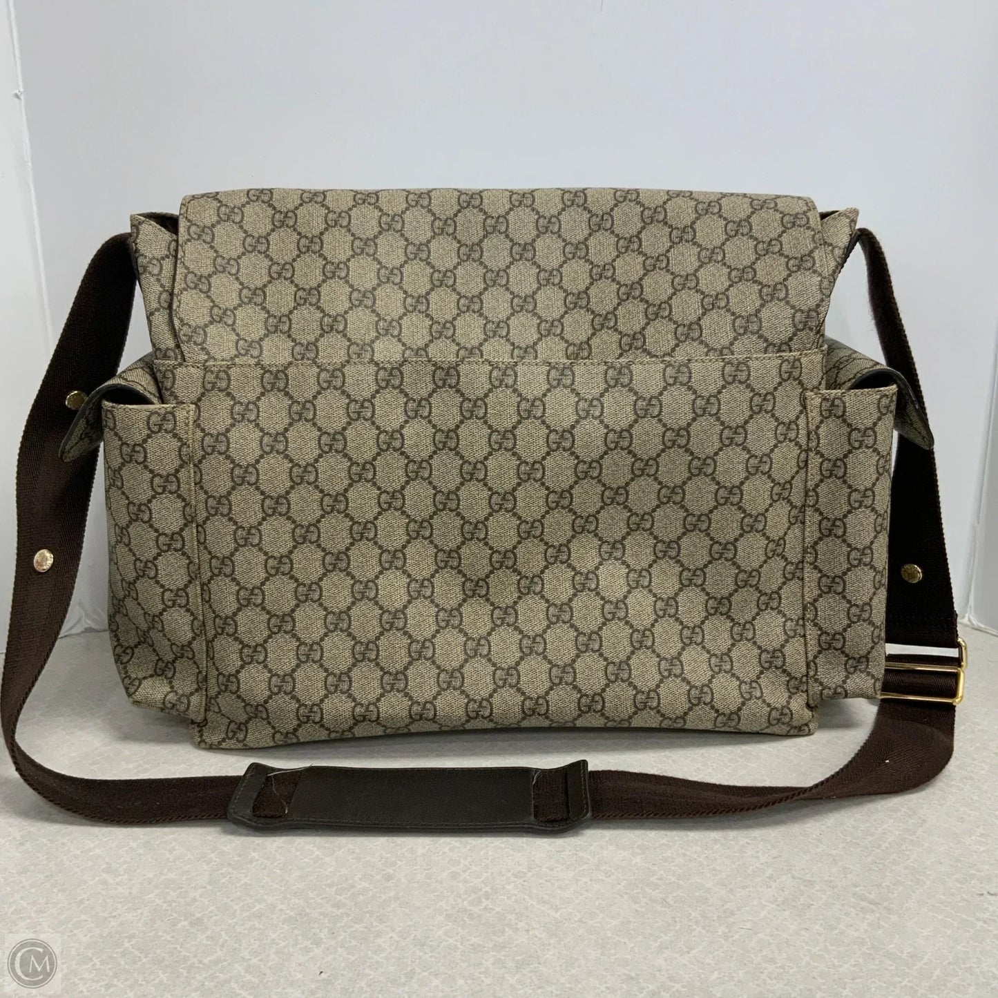 Diaper Bag Luxury Designer By Gucci, Size: Large
