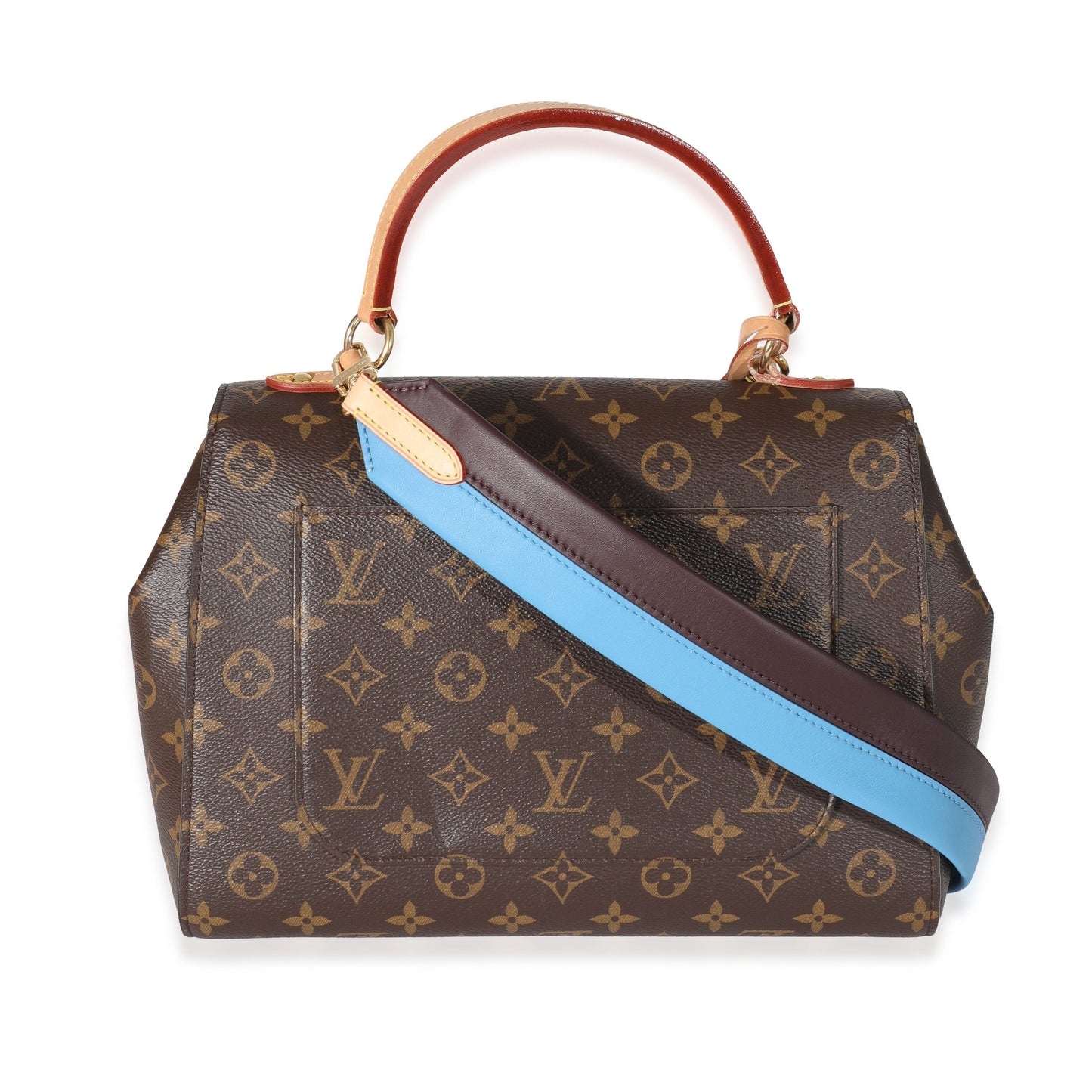 Louis Vuitton Glacial Cluny MM Monogram Canvas Blue Handbag Cluny Mm