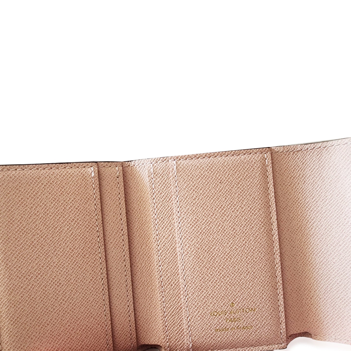 Louis Vuitton Rose Ballerine Zoé Monogram Canvas Wallet Case