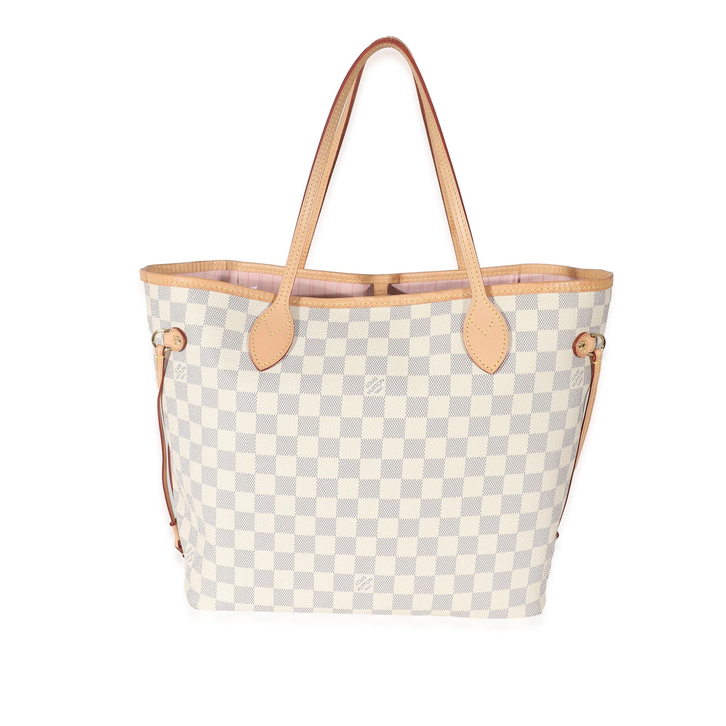 Louis Vuitton Damier Azur Neverfull MM Canvas Tote Bag 4
