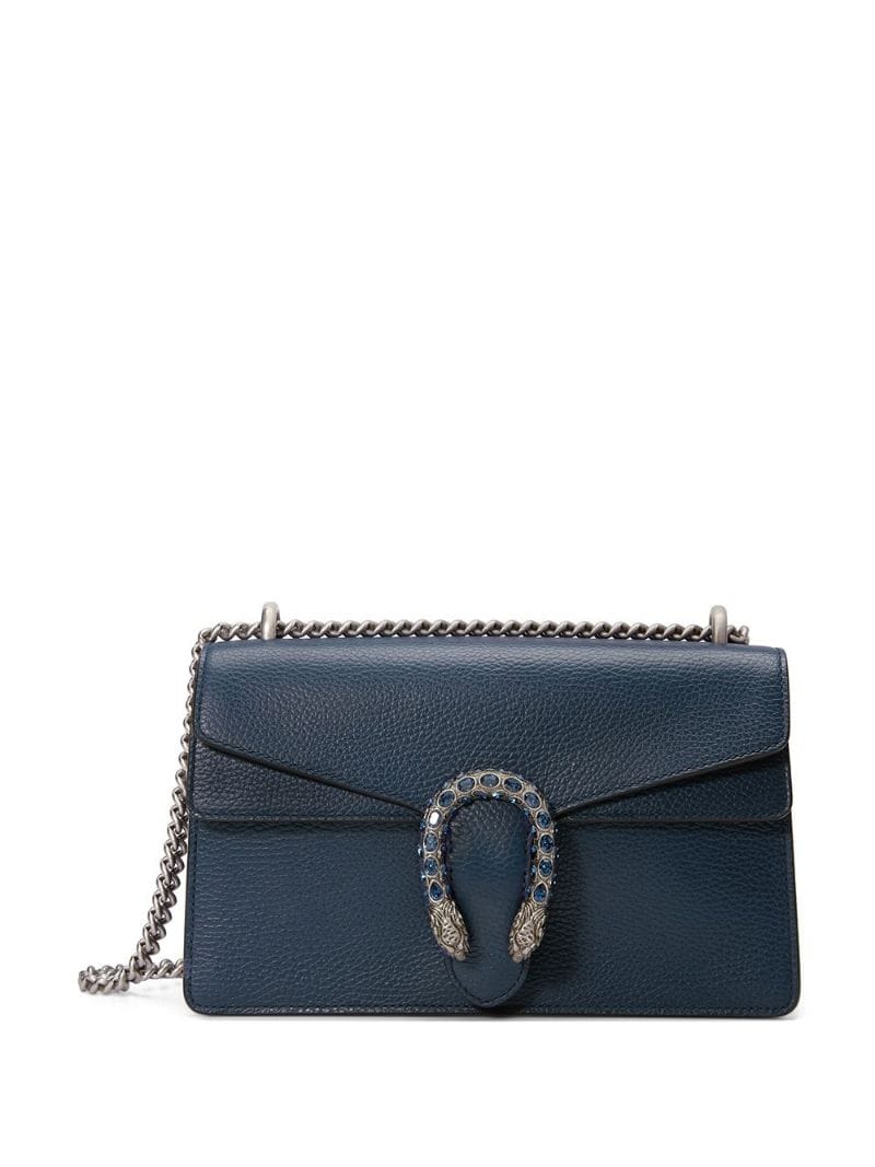 Gucci - Dionysus small shoulder bag - women - Leather/Cotton - One Size - Blue
