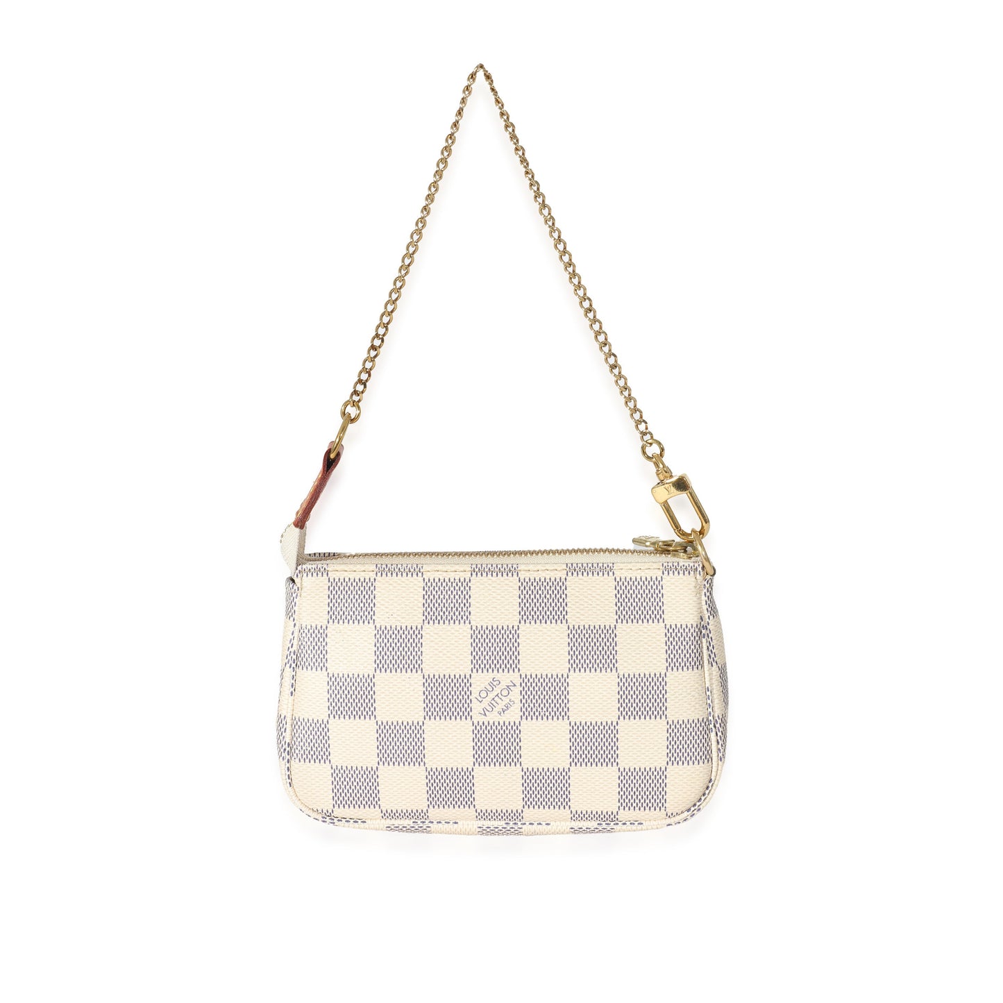 Louis Vuitton Damier Azur Pochette Accessoires Canvas Mini Clutch Bag 3