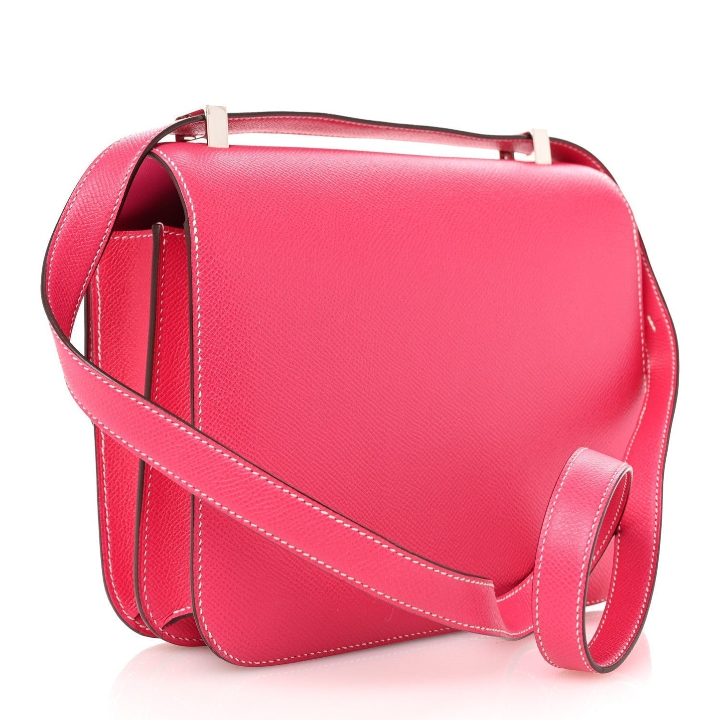 Hermes Epsom Constance Rose Tyrien Handbag Travel Bag Rose Tyrien 1665828