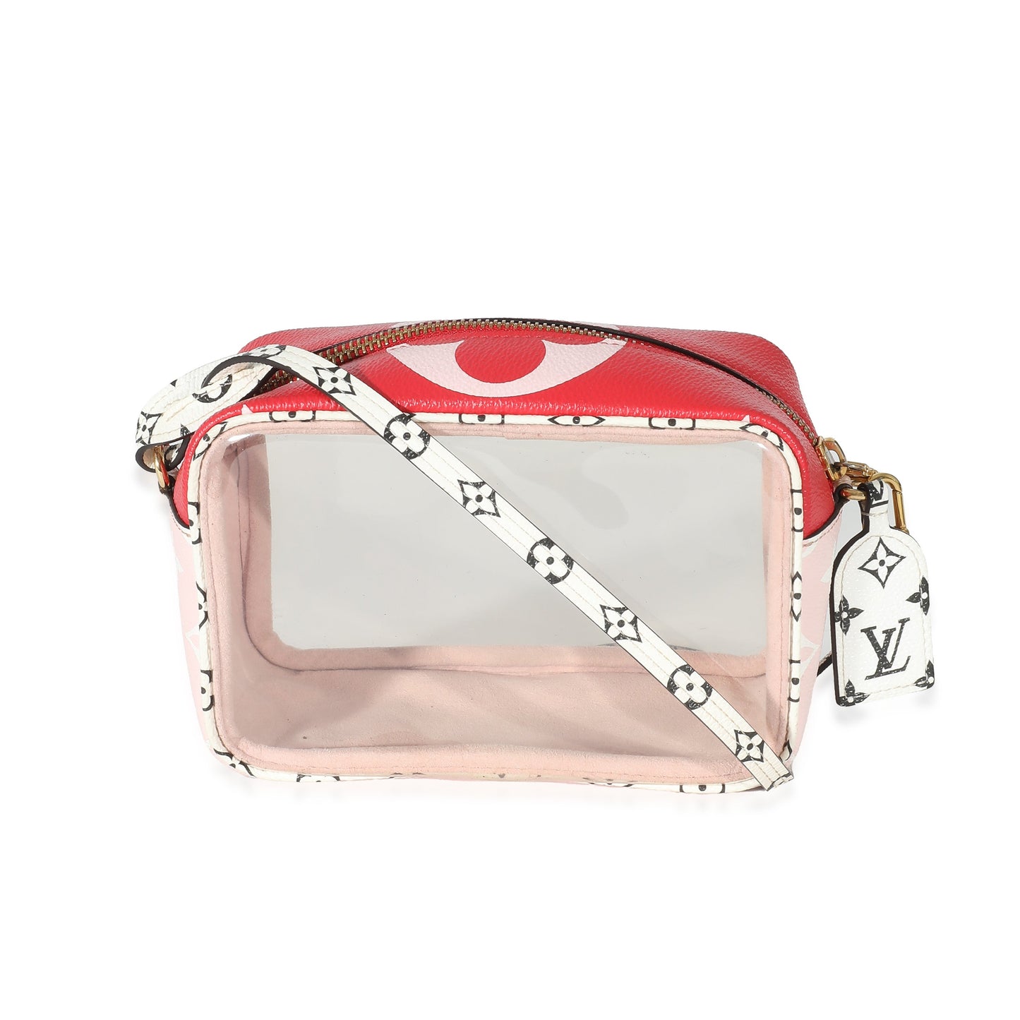 Louis Vuitton Giant PVC Beach Pouch Monogram Canvas Red Handbag