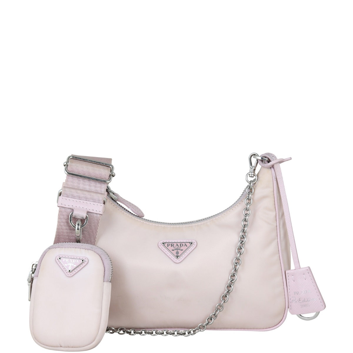 Prada Shoulder Bag Re-Edition Tessuto 5 Nylon Pink