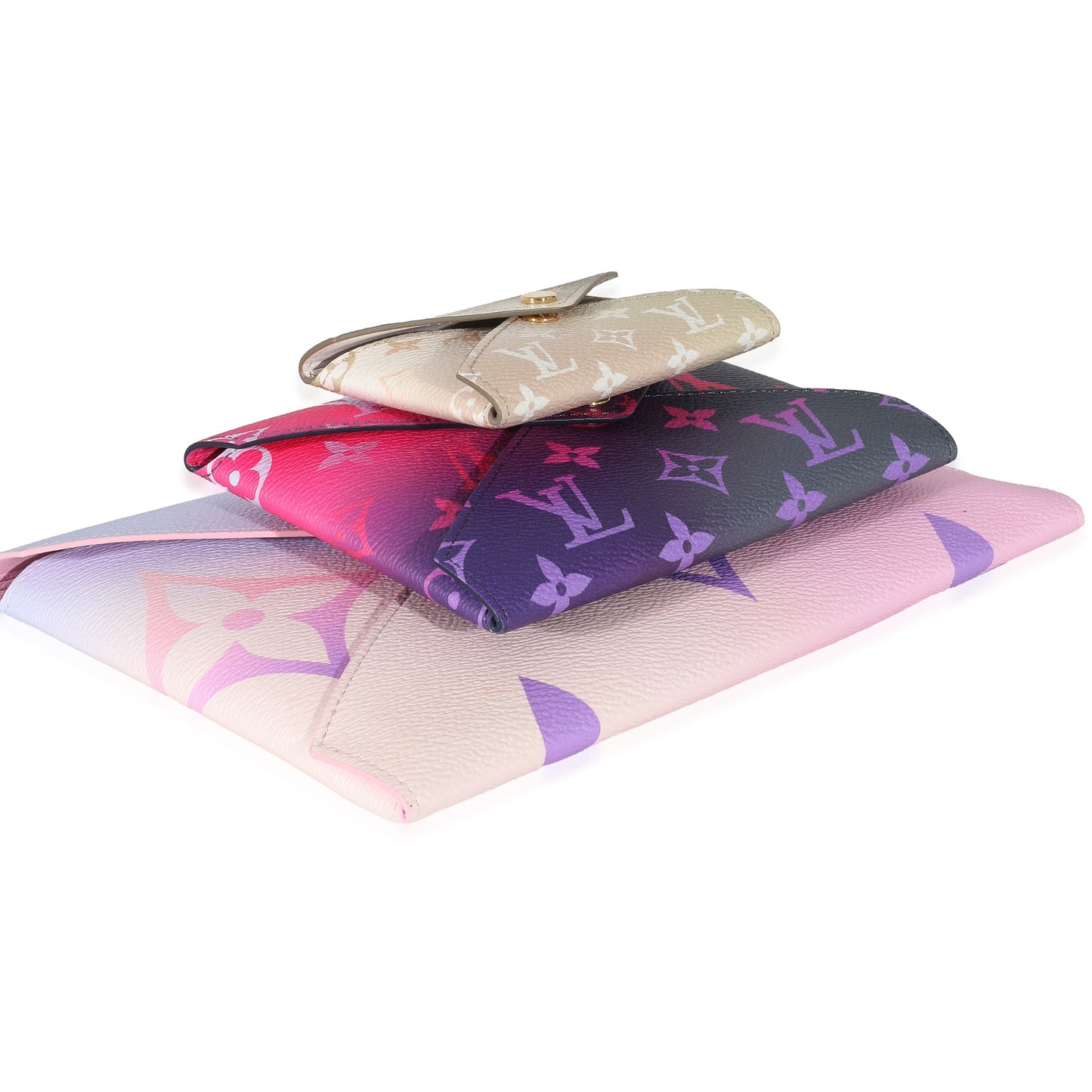 Louis Vuitton Sunrise Pastel Giant Spring City Monogram Canvas Jewelry Kirigami P