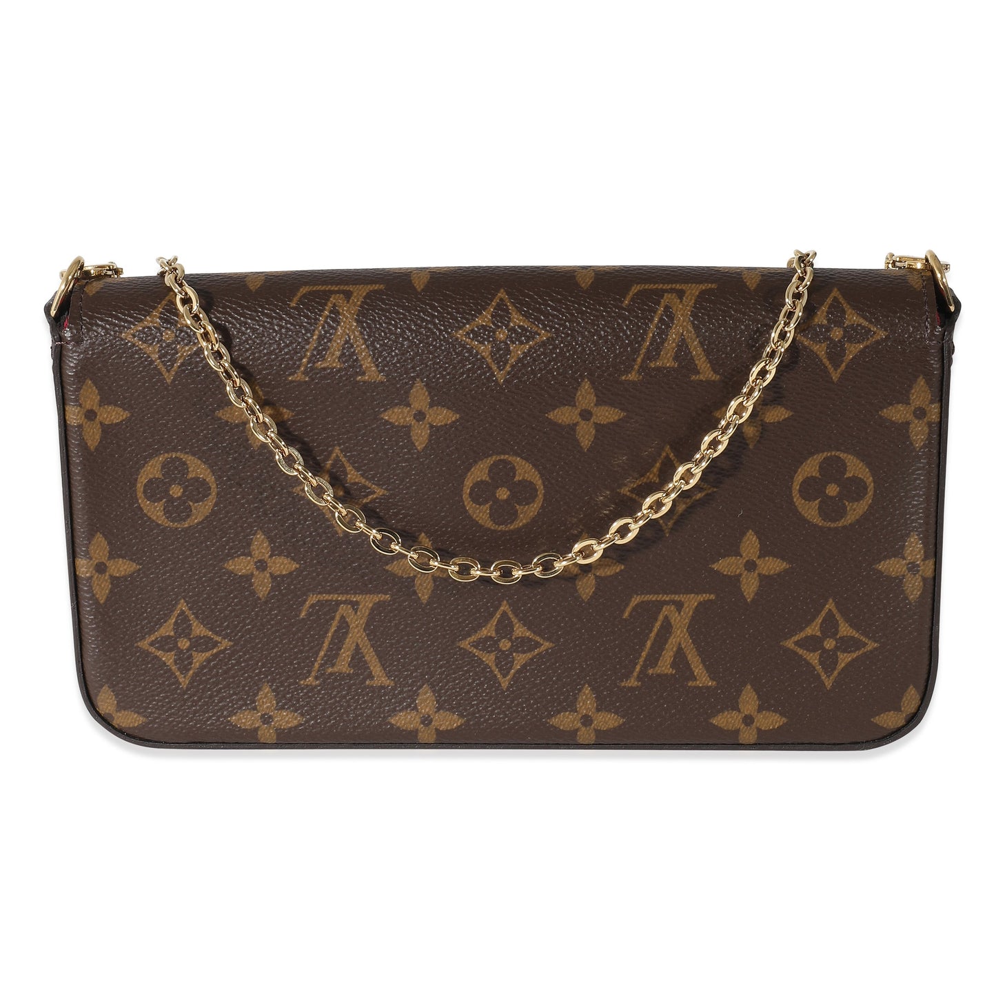 Louis Vuitton Fuchsia Félicie Pochette Monogram Canvas Clutch Bag