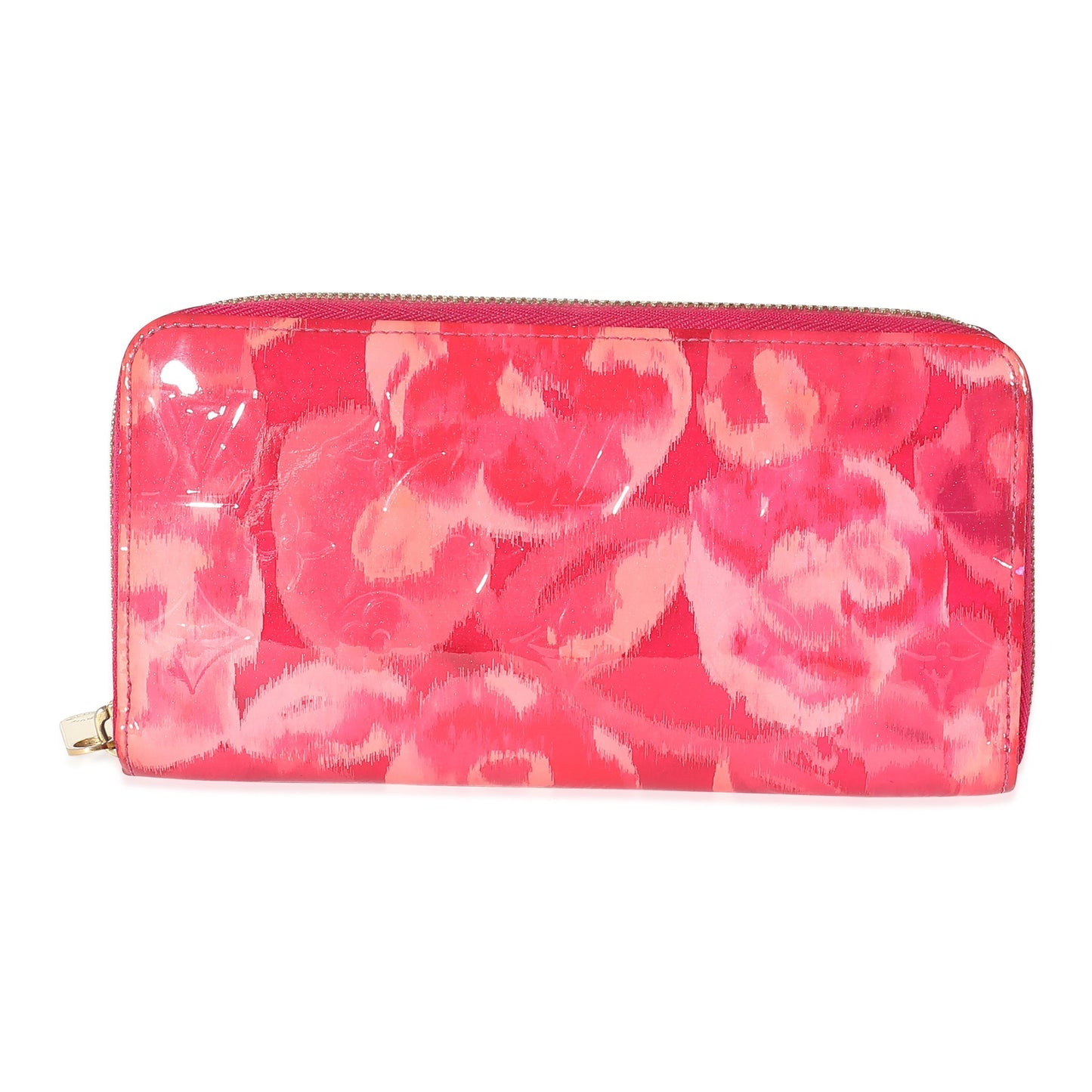 Louis Vuitton Vernis Ikat Flower Zippy Monogram Wallet Case
