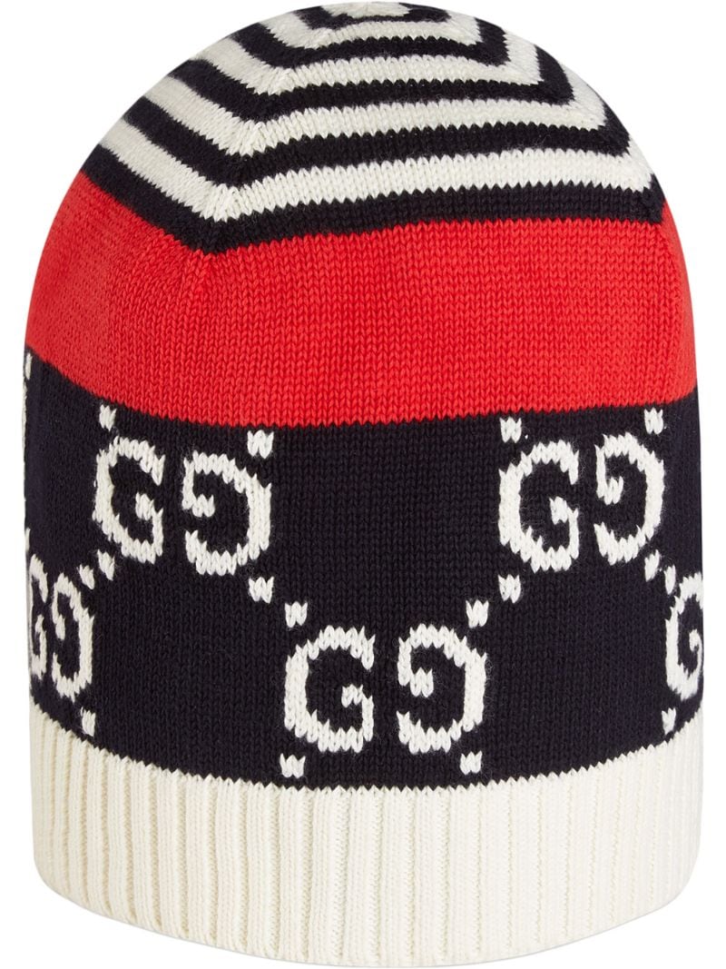 Gucci - Cotton hat with GG motif - men - Cotton - M - Blue