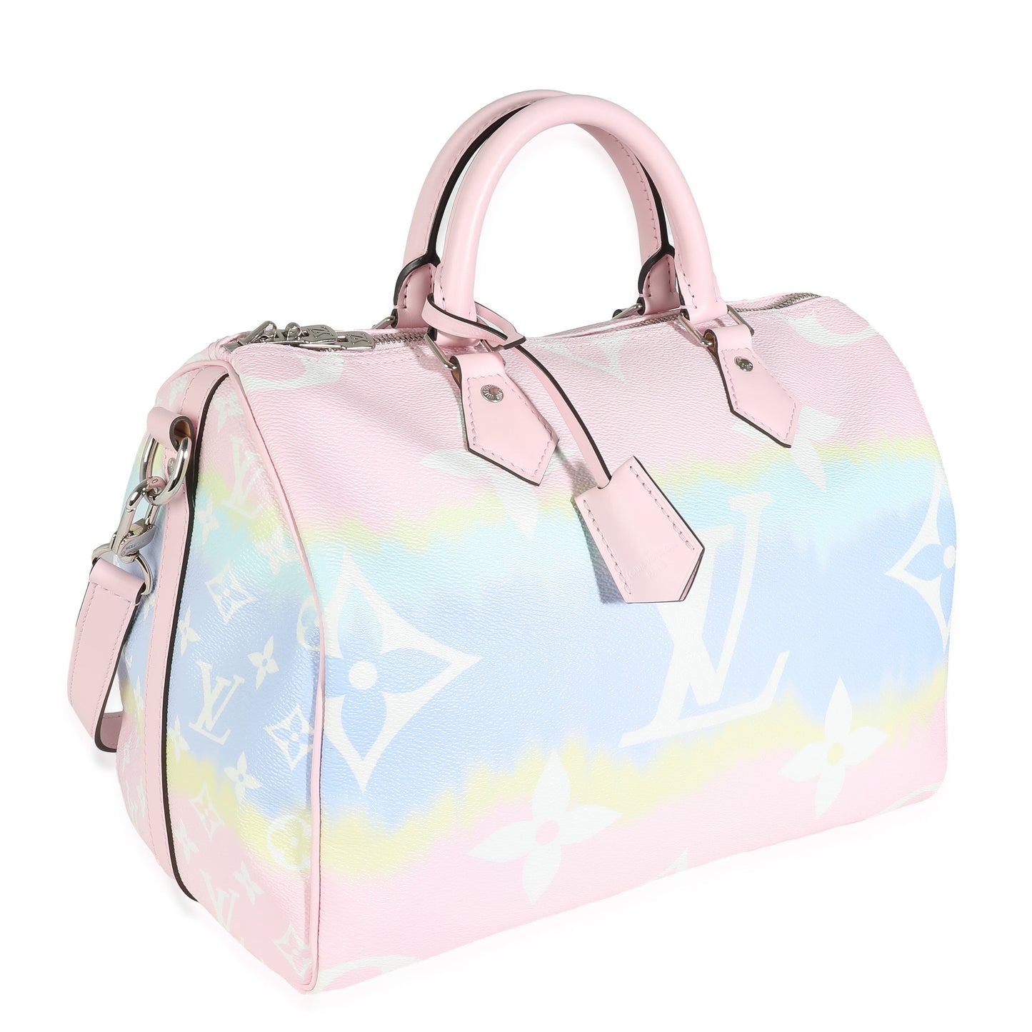 Louis Vuitton Pastel Escale Speedy Bandouliere 30 Monogram Canvas Handbag