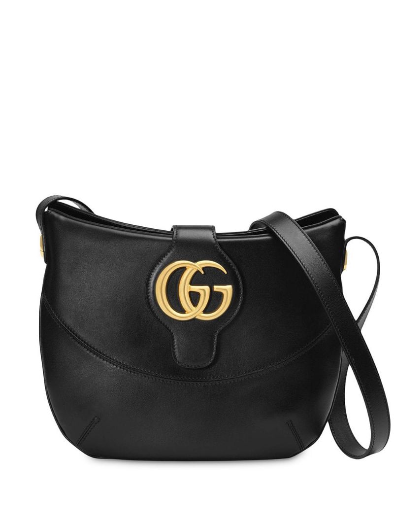 Gucci - Arli medium shoulder bag - women - Leather/Microfibre/metal - One Size - Black