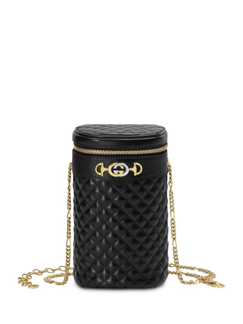 Gucci - Zumi cylindrical shoulder bag - women - Leather - M, S, L - Black