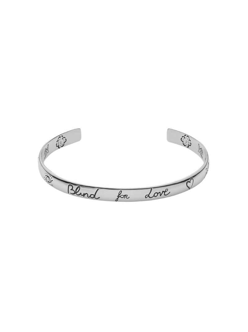 Gucci - Blind For Love bracelet - women - Sterling Silver - XS, S, M - SILVER