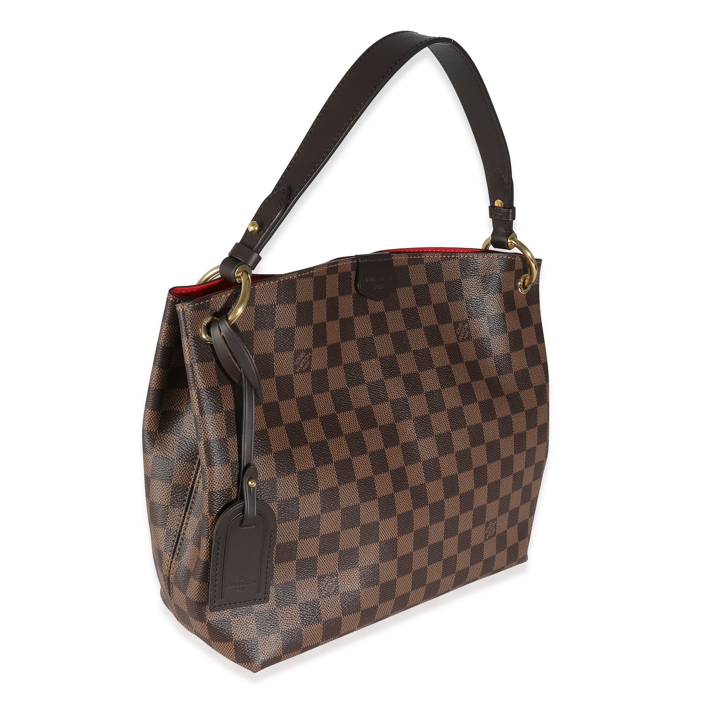Louis Vuitton Damier Ebene Graceful PM Canvas Handbag