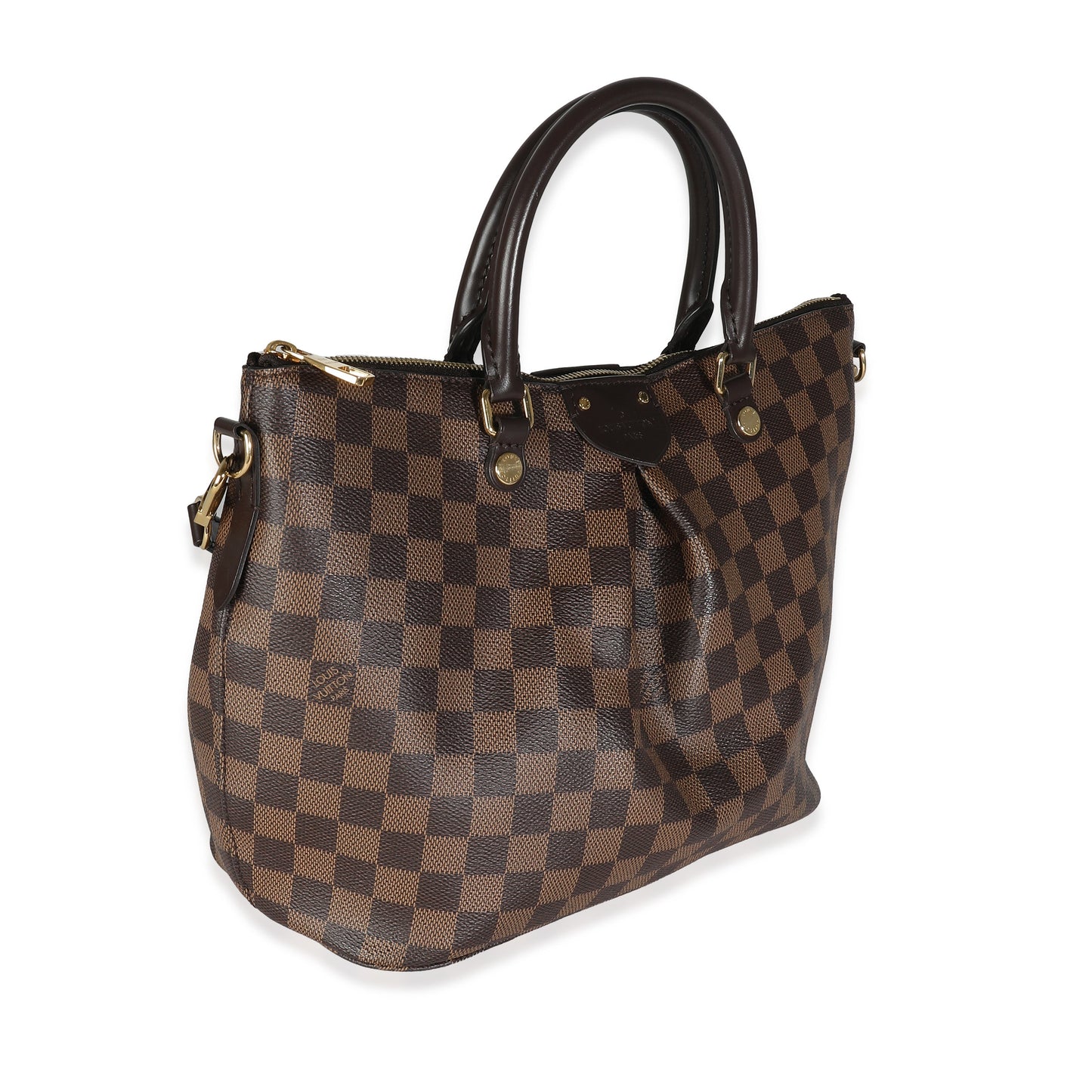 Louis Vuitton Damier Ebene Siena MM Canvas Handbag