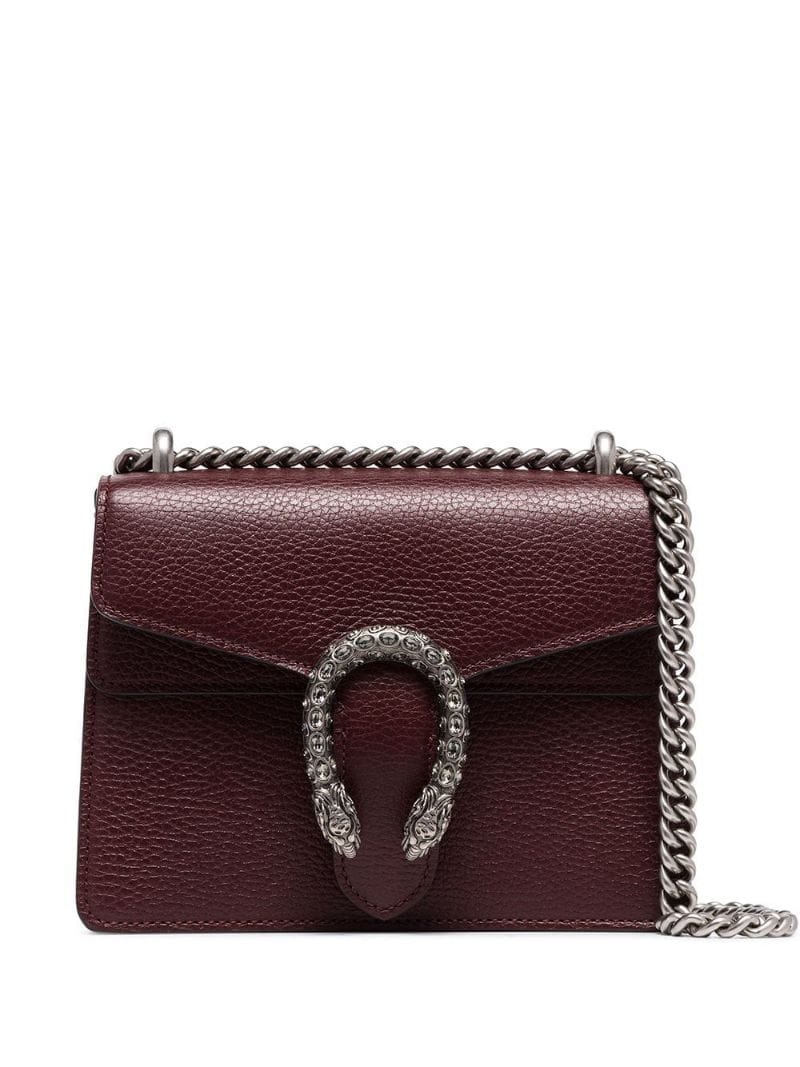 Gucci - mini Dionysus cross-body bag - women - Leather - One Size - Red