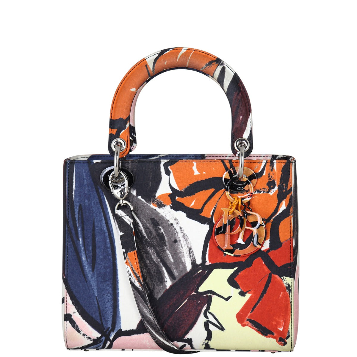 Dior Crossbody Bag Lady Graffiti Medium Shoulder Bag