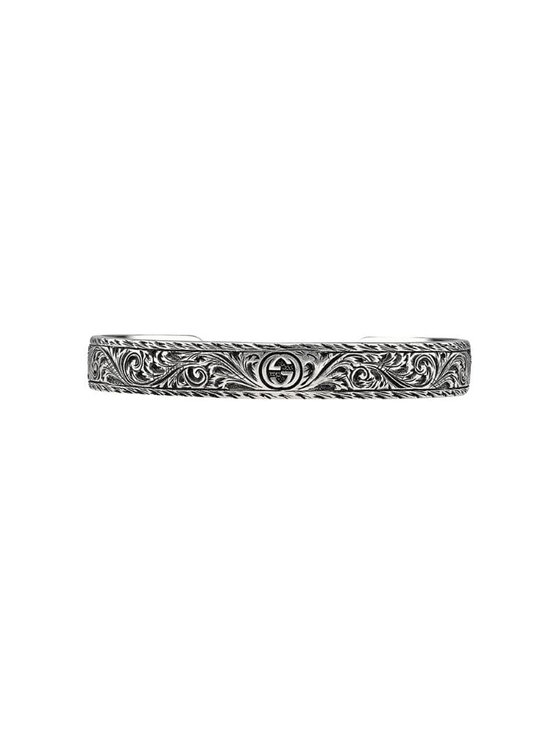 Gucci - Bracelet in silver with feline head - men - Sterling Silver - M - SILVER