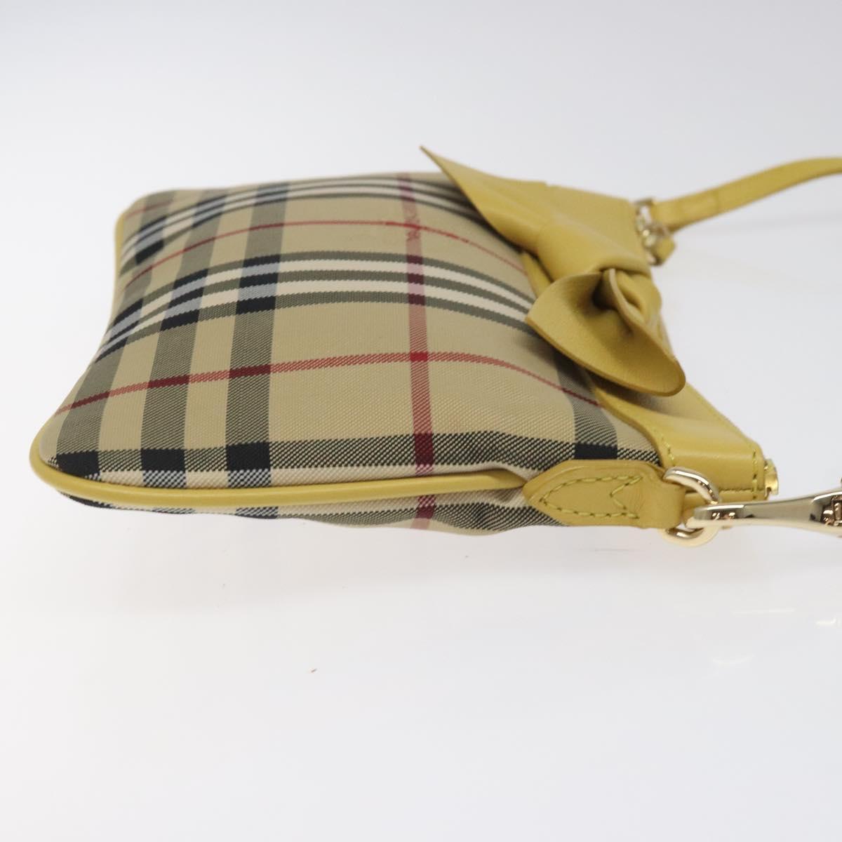 Burberry Nova Check Shoulder Bag Canvas Beige Shoulder Bag 103