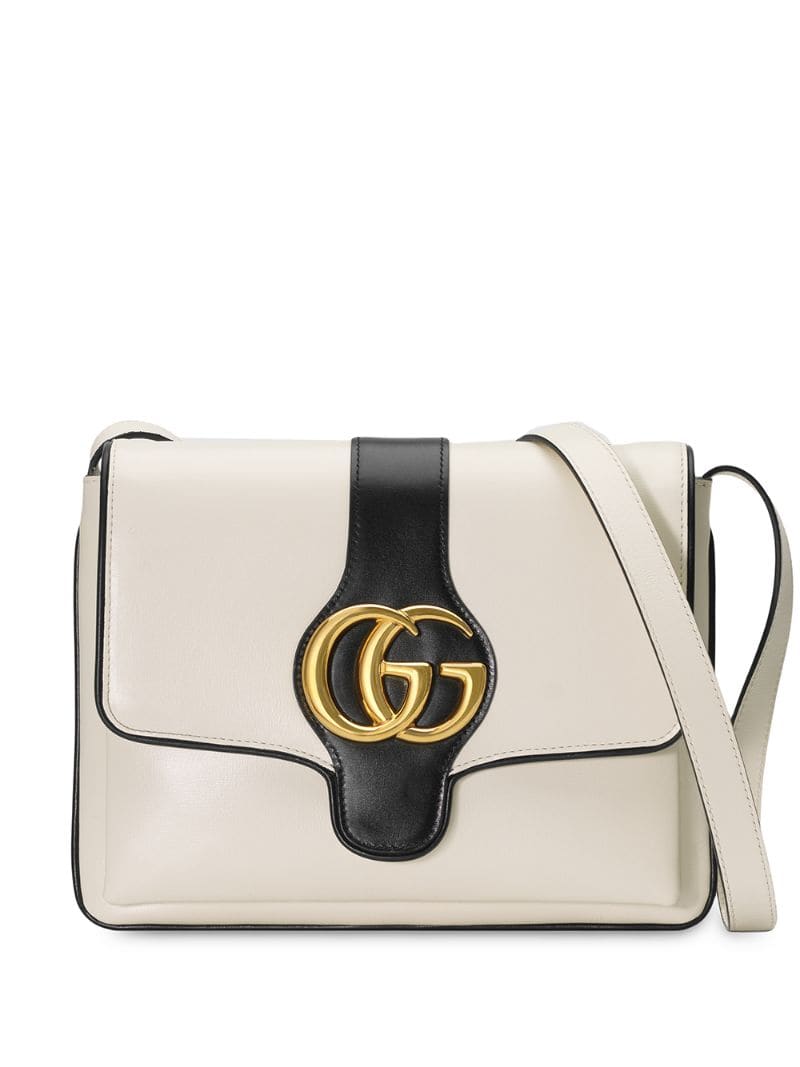 Gucci - GG shoulder bag - women - metal/Leather - One Size - White