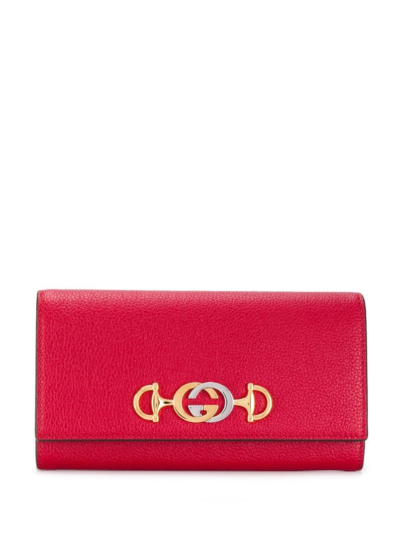 Gucci - Gucci Zumi continental wallet - women - Calf Leather - One Size - Red